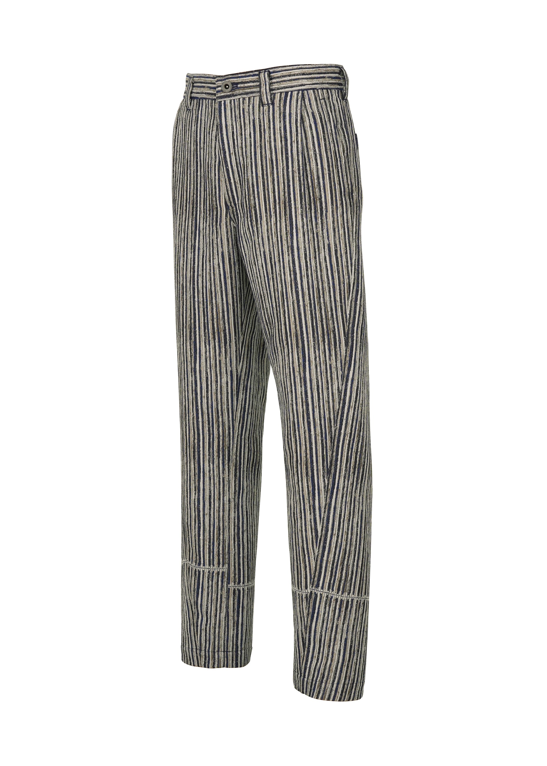 Issey Miyake Curviness kalhoty charcoal gray vel. 2 len