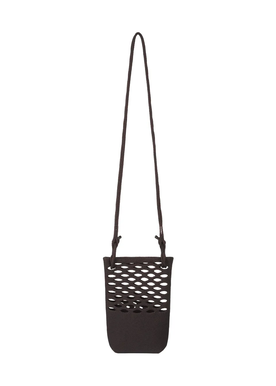 Issey Miyake Mokko Basket kabelka Black Brown pletená
