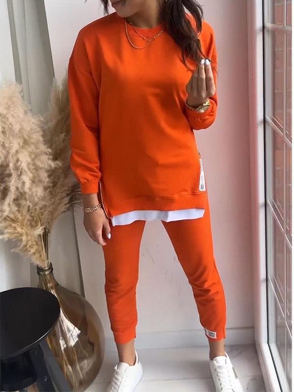 Norielle oversize joggingová souprava šedá M 2dílná