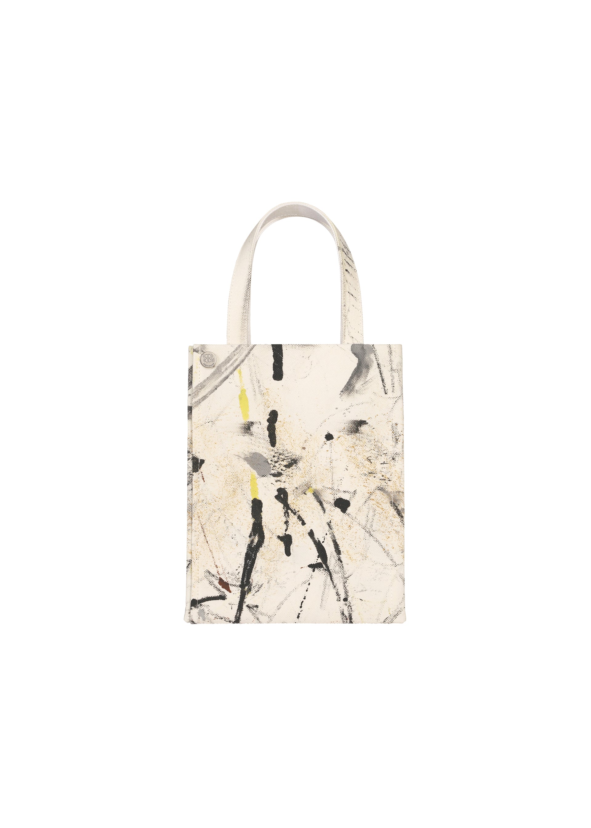 Issey Miyake Good Printer’s Bag Ginza tote taška light green s potiskem