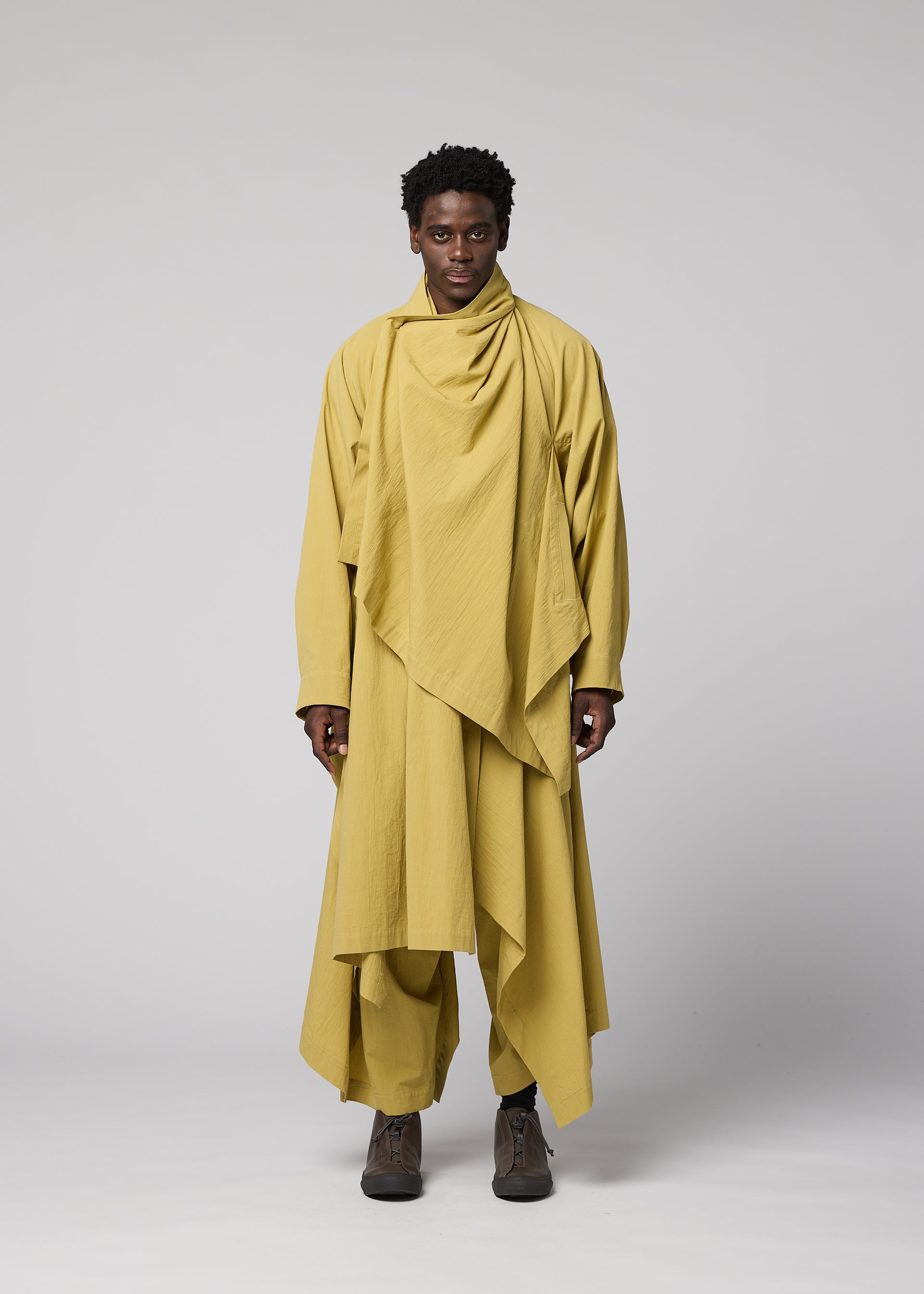 Issey Miyake Comfort Cotton bunda béžová 2 organická