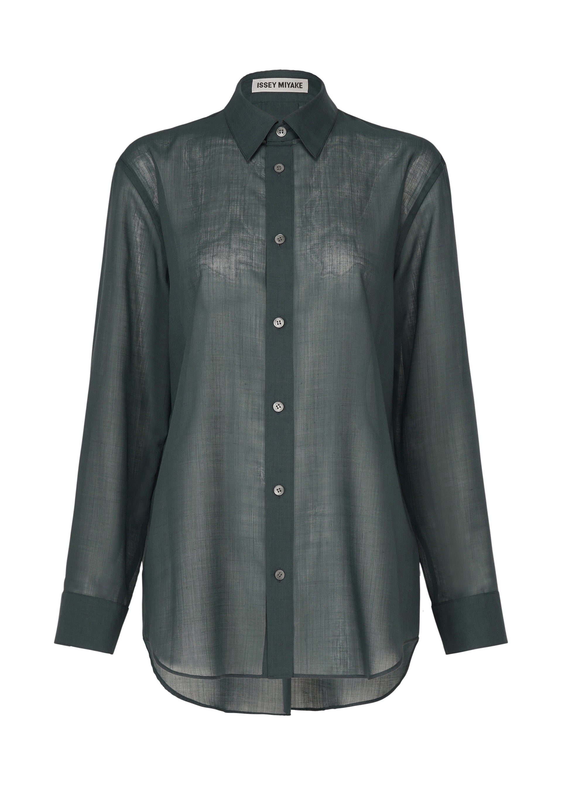Issey Miyake Sheer Wool košile bílá vel. 2 vlněná