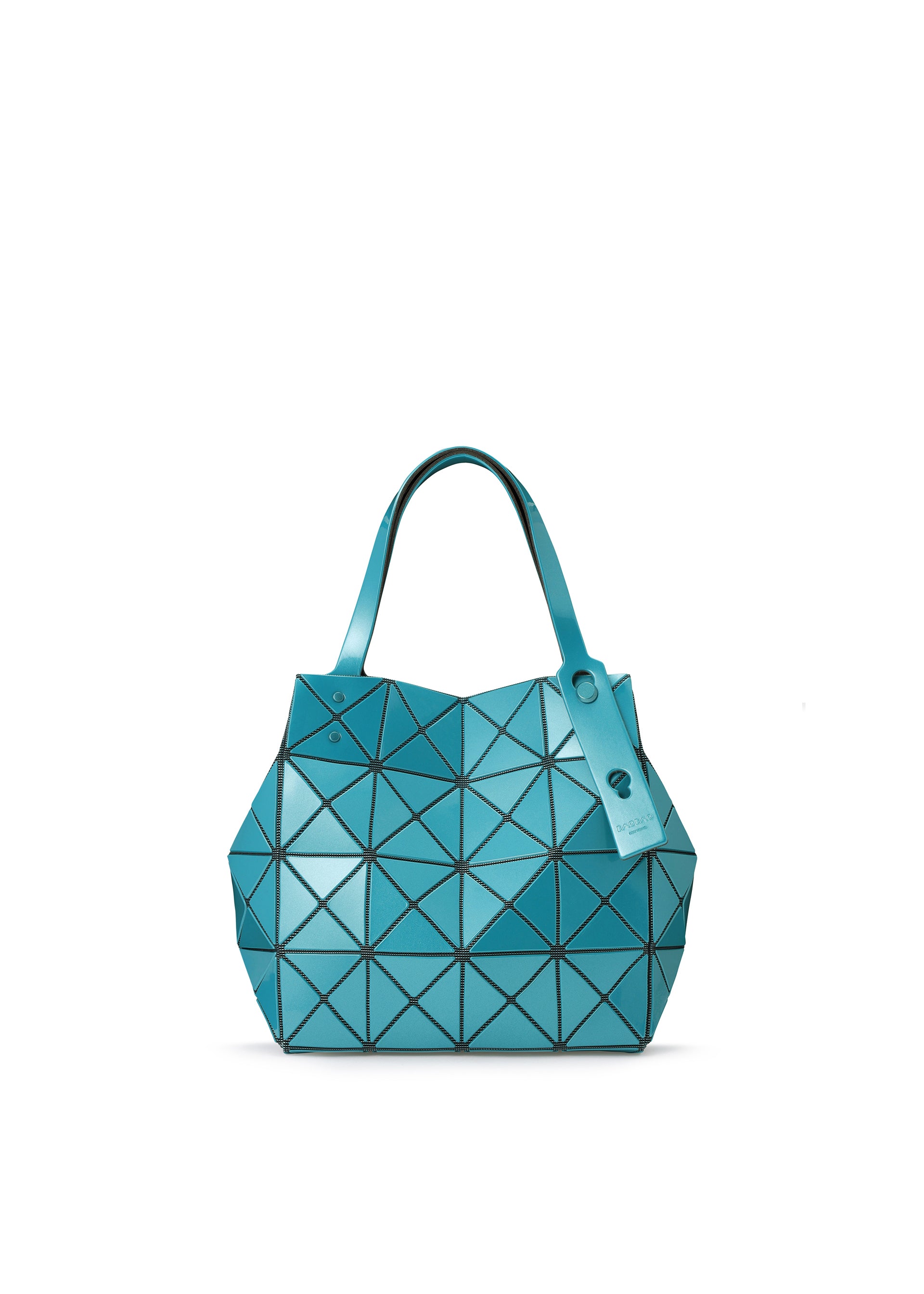 Issey Miyake Carat kabelka white beige metalická