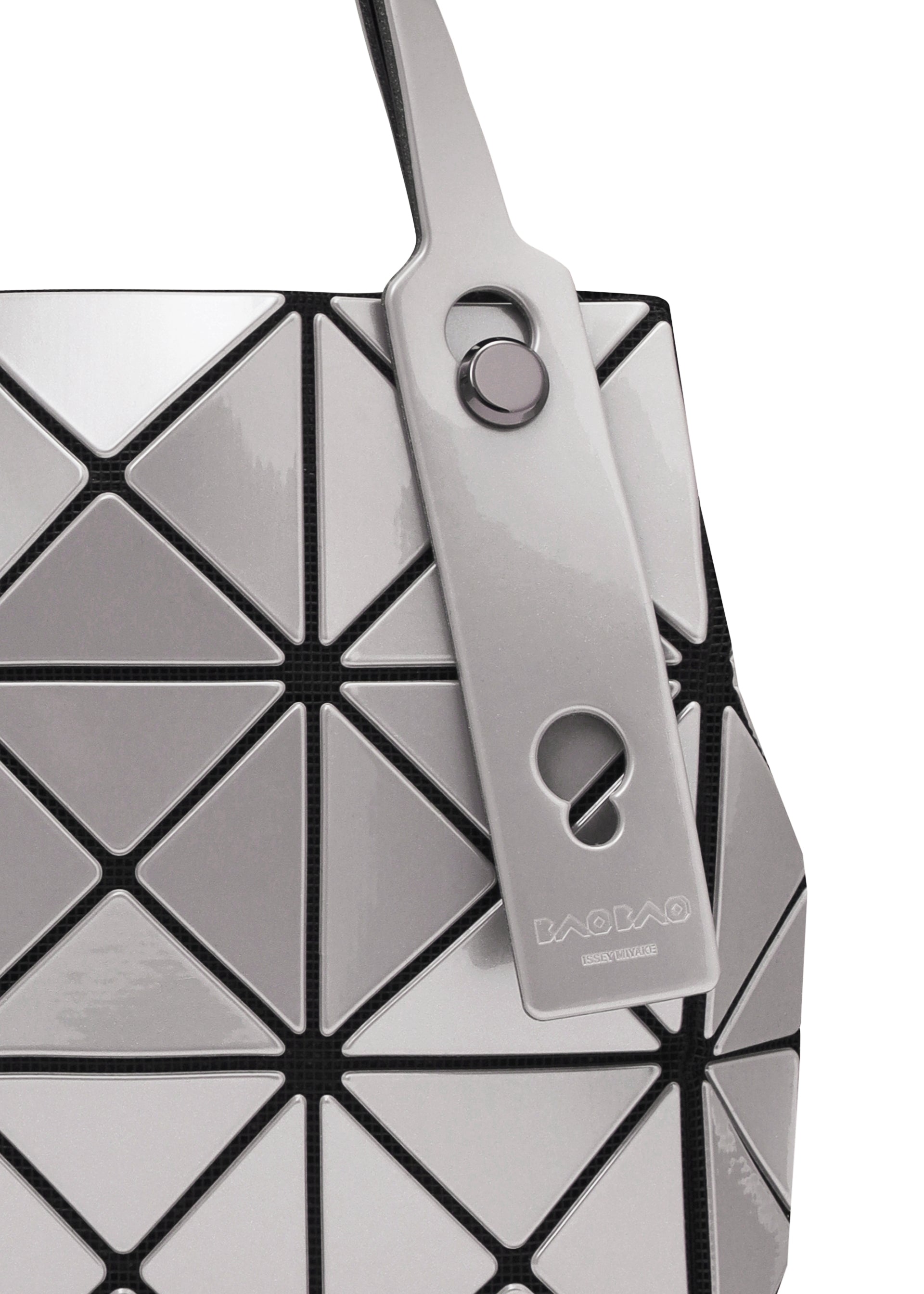 Issey Miyake Carat mini kabelka šedá