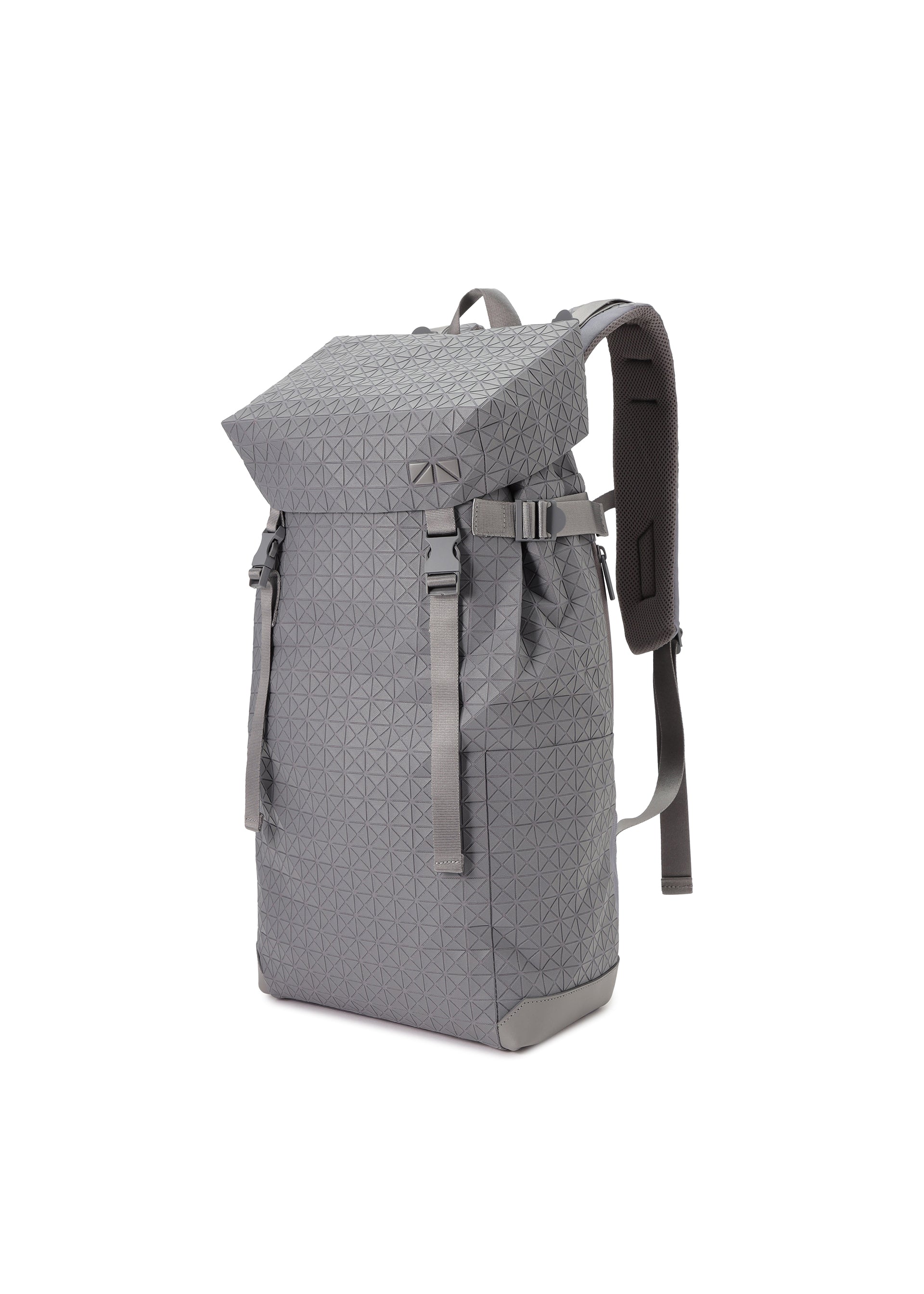 Issey Miyake Hiker One-Tone batoh šedý notebook kožený