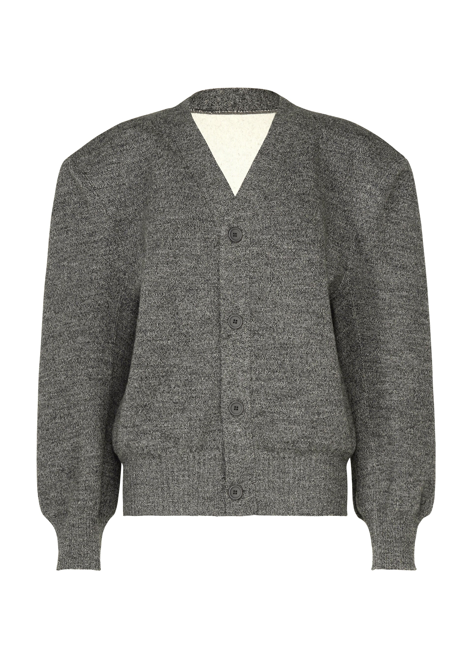 Issey Miyake Handsome Knit kardigan bílý vlněný vel. 2