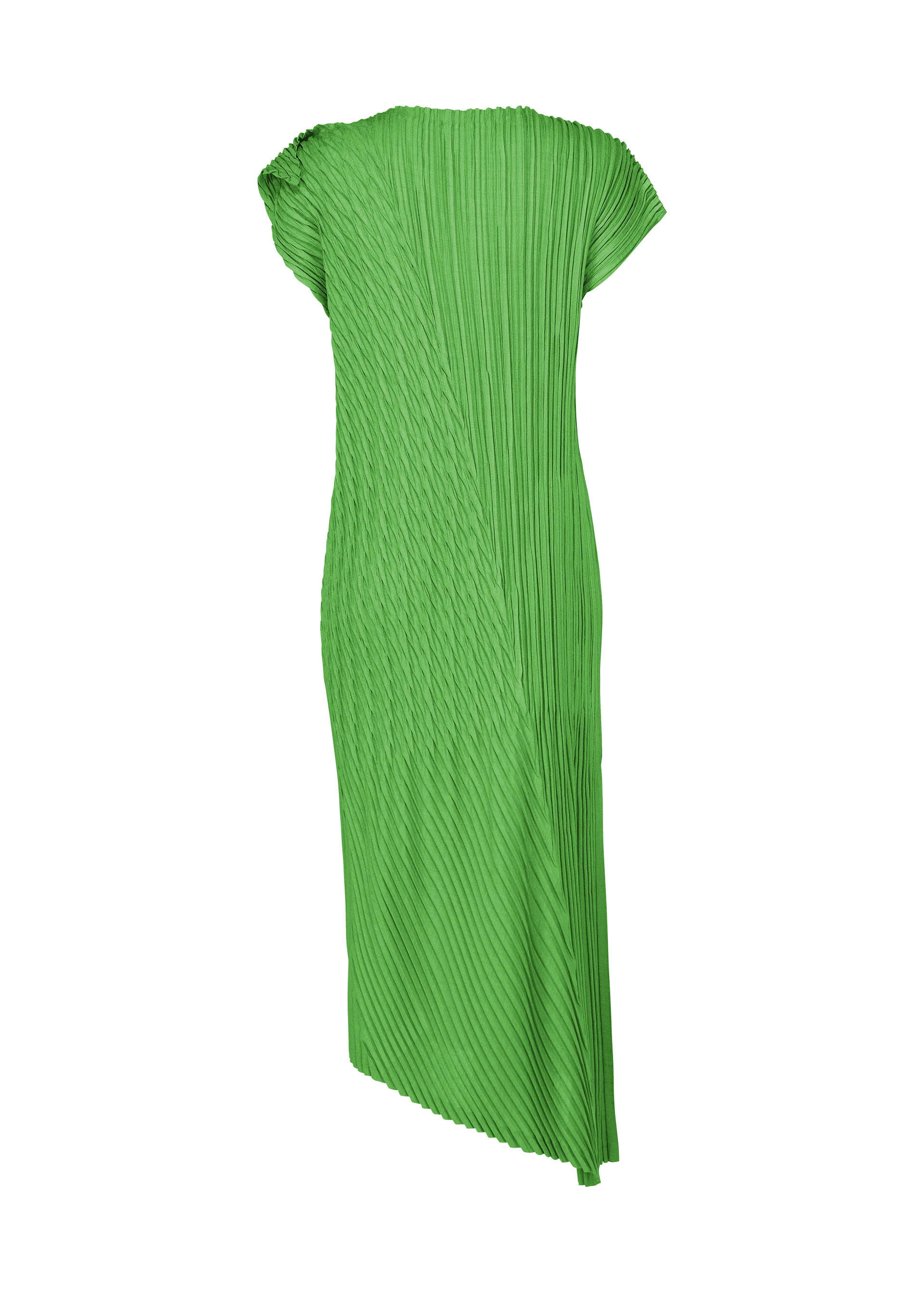 Issey Miyake Unfurling Pleats šaty smetanové