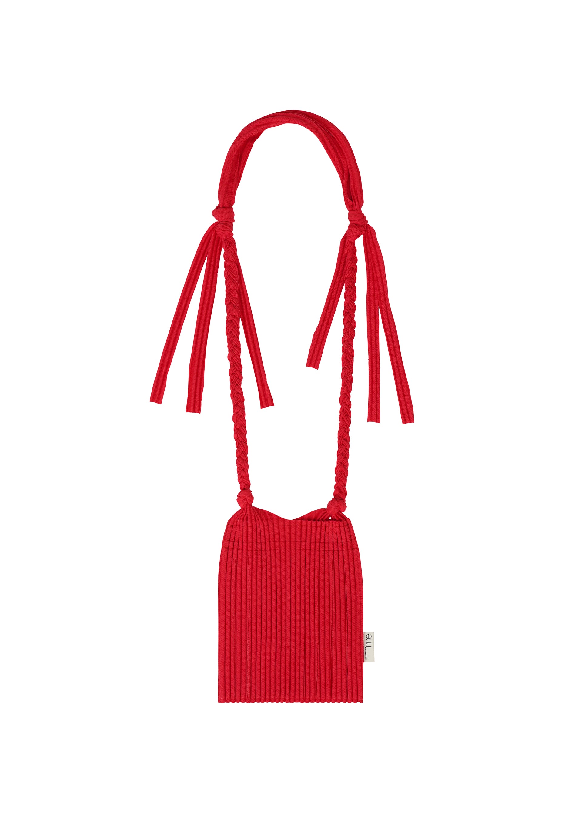 Issey Miyake Leaf Pleats Bag kabelka černá třásňová