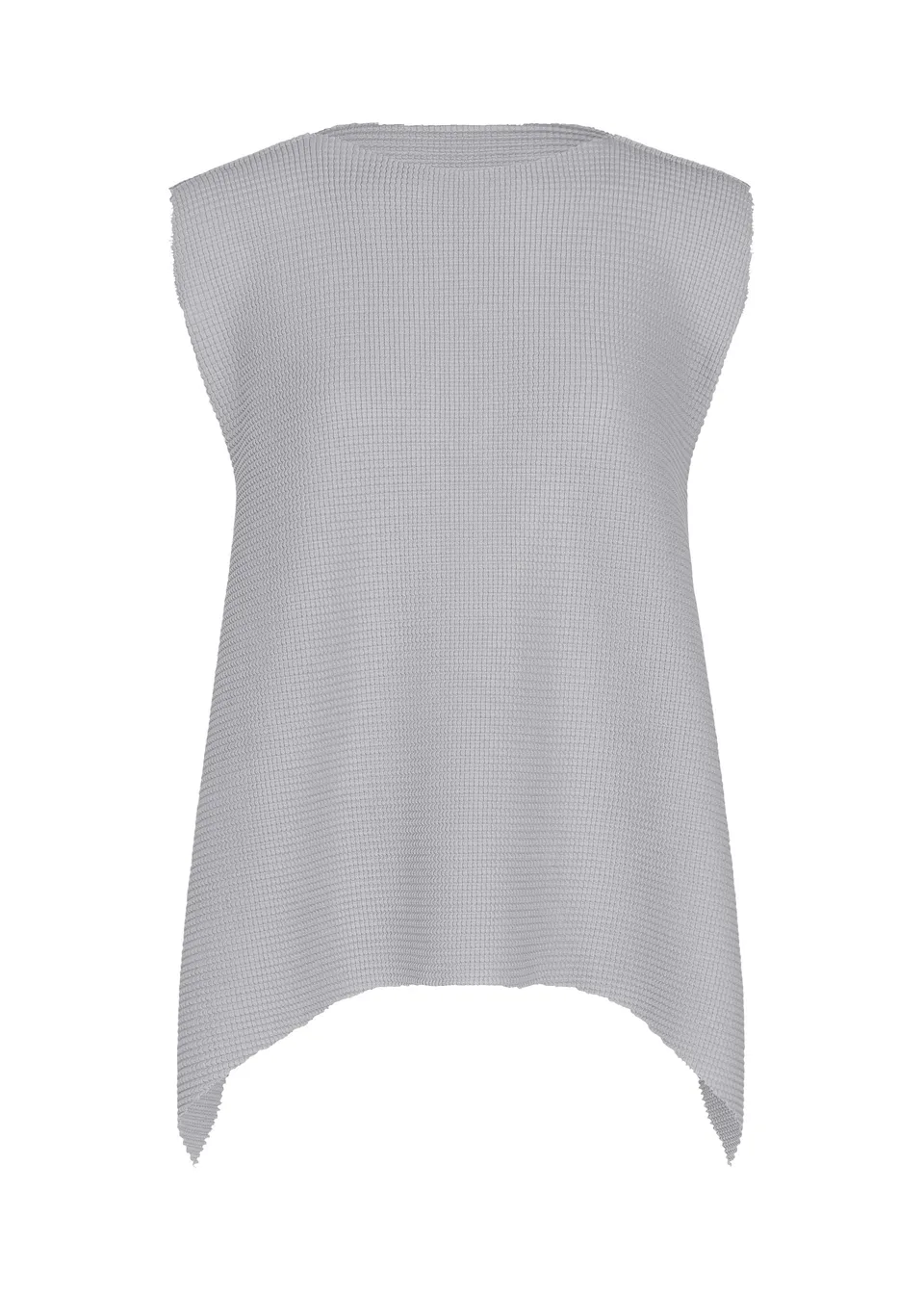 me Issey Miyake TOWER KNIT STRETCH PLEATS tílko šedé