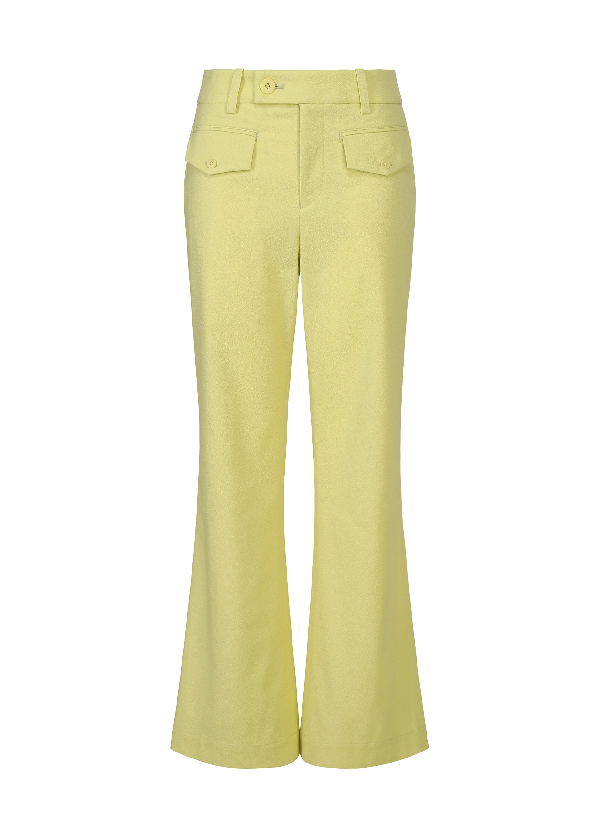 Issey Miyake Grainy Pants kalhoty off-white strečové