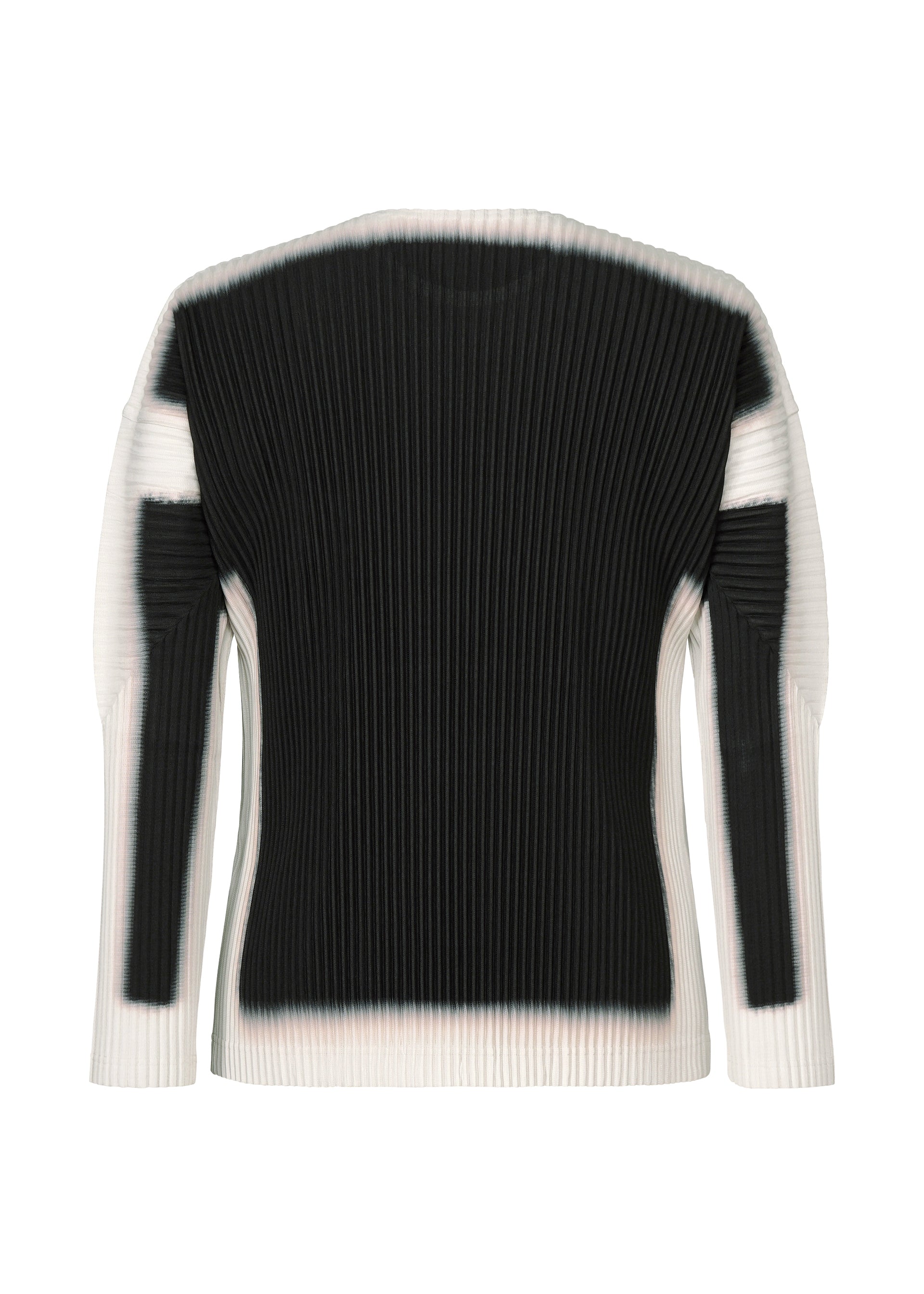 Homme Plissé Issey Miyake Framework Chusen triko bílé