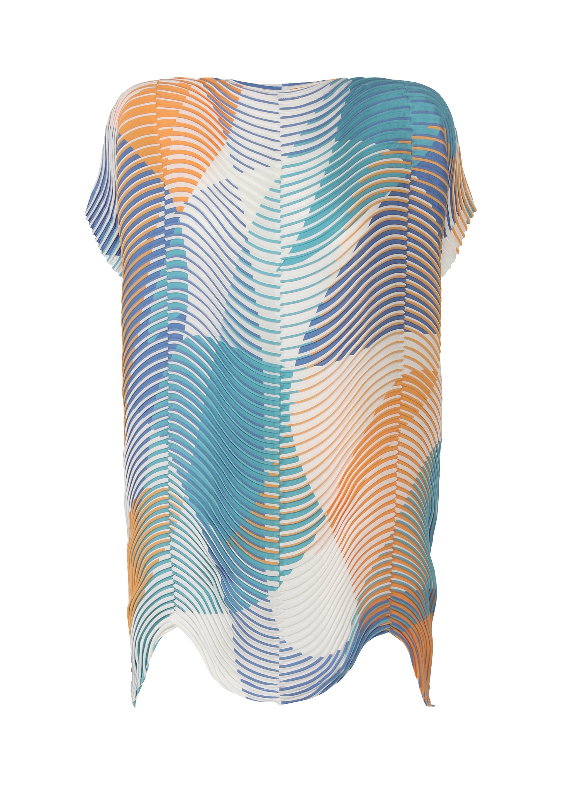 Issey Miyake Type-P 005 top růžový plisovaný