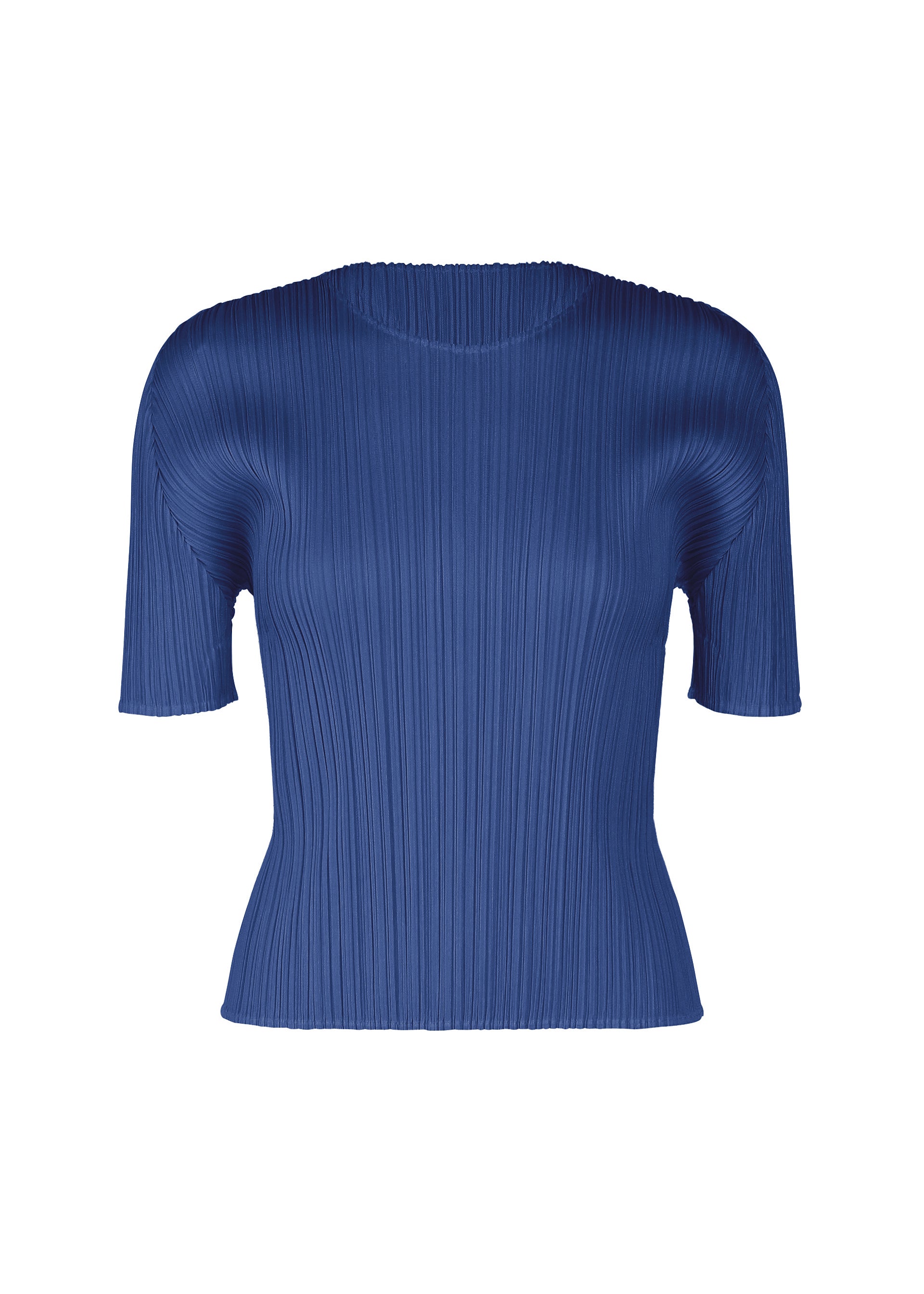 Issey Miyake Monthly Colors July top modrá plisé
