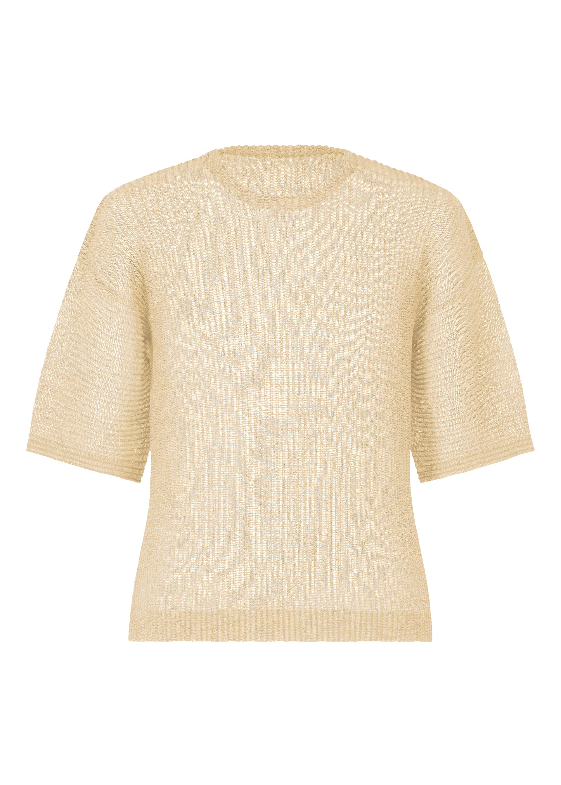 Issey Miyake Rustic Mesh tričko černé síťované