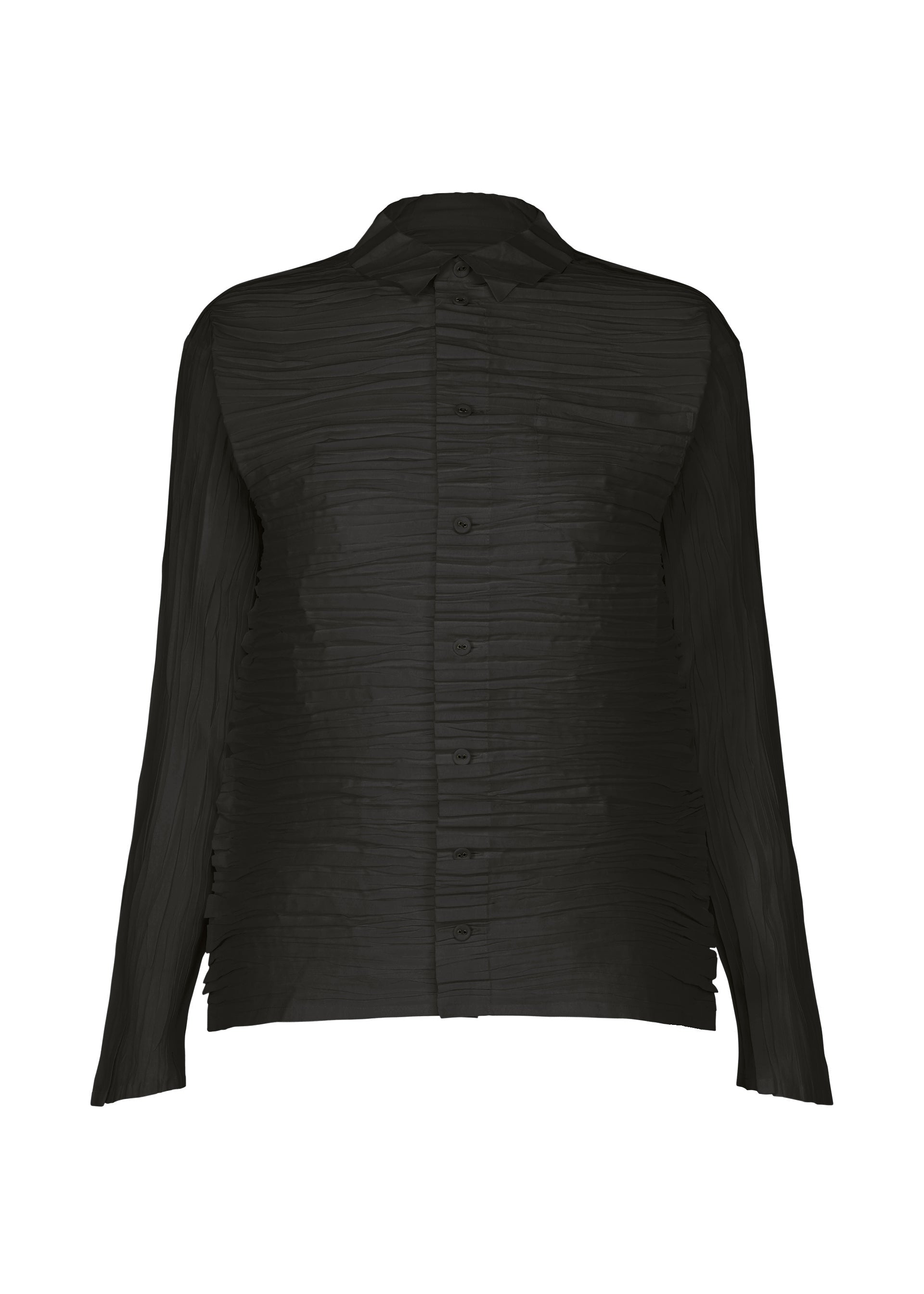 Issey Miyake Shibari Shirt košile bílá vel. 2 řasená