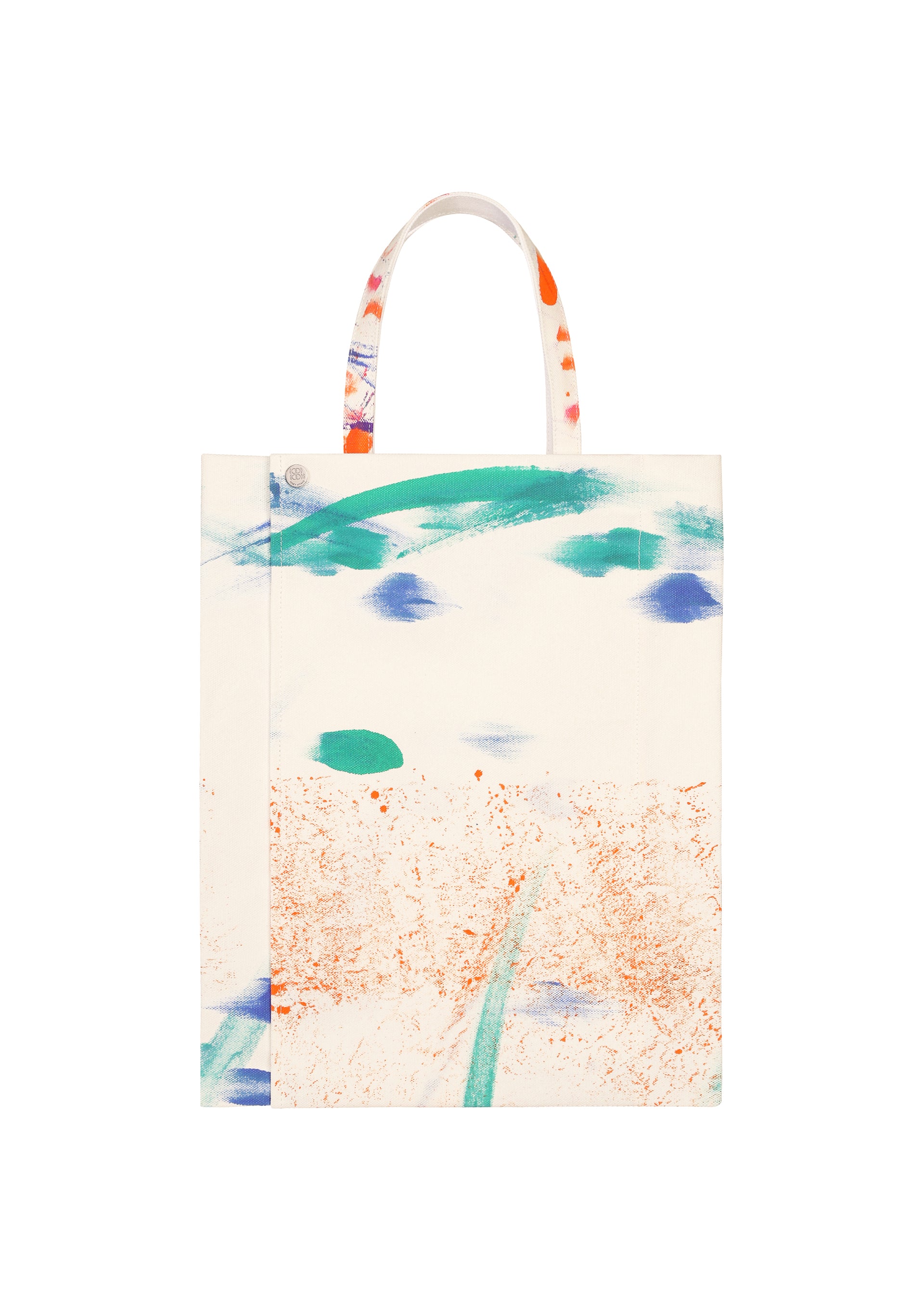 Issey Miyake Good Printer Shibuya tote oranžová