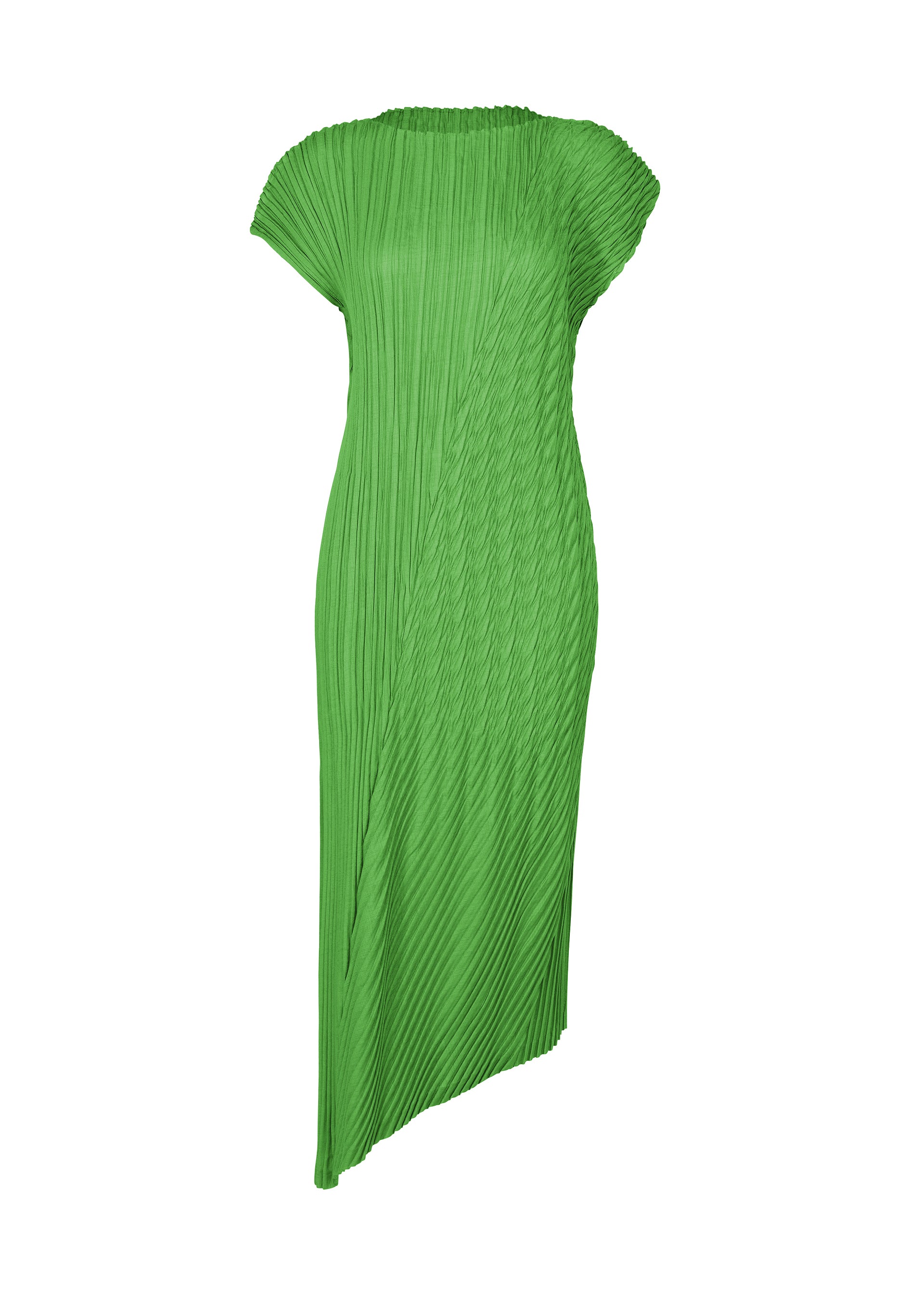 Issey Miyake Unfurling Pleats šaty smetanové