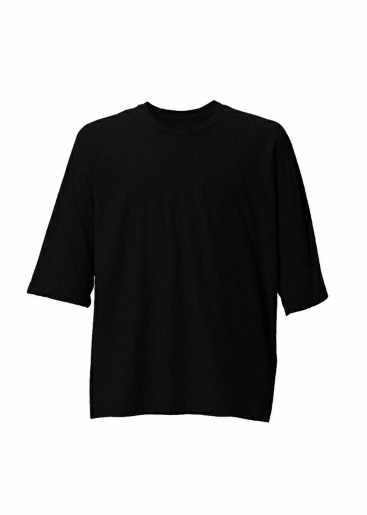 Issey Miyake Release-T Basic tričko Black vel. 2