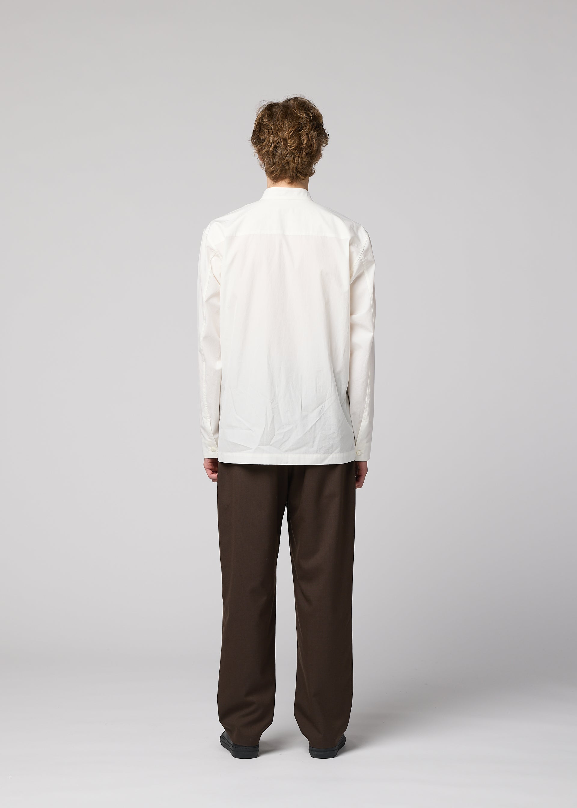 Issey Miyake IM MEN 140/2 SHIRT košile bílá bavlněná