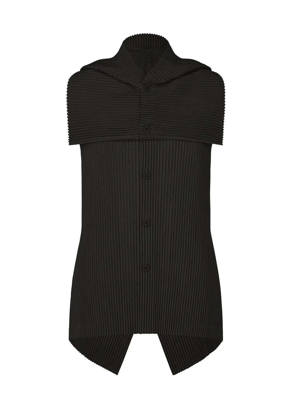 Issey Miyake Tailored Pleats 3 pánská vesta black skladová