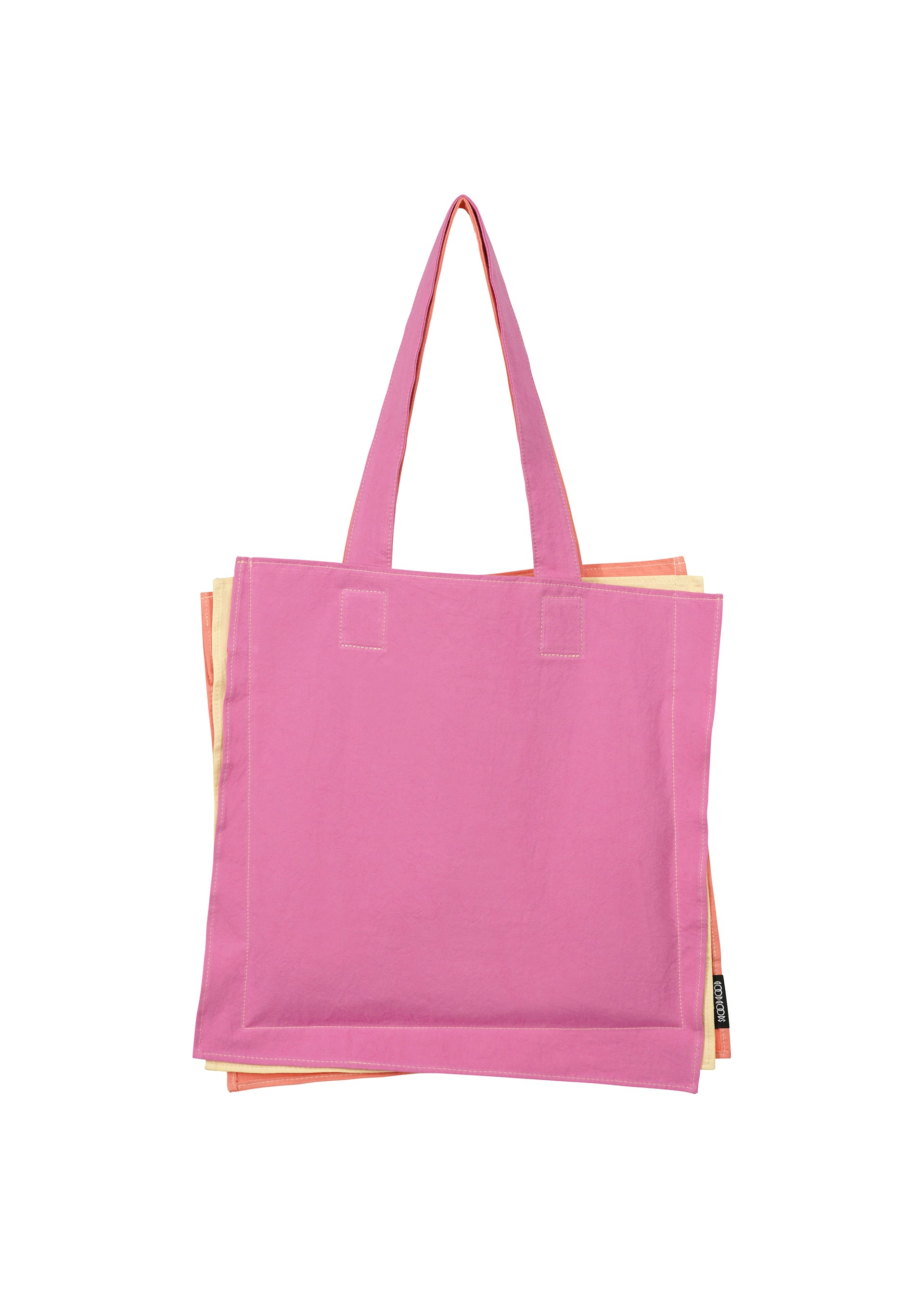 Issey Miyake Irogami tote bílý mix bavlna A4