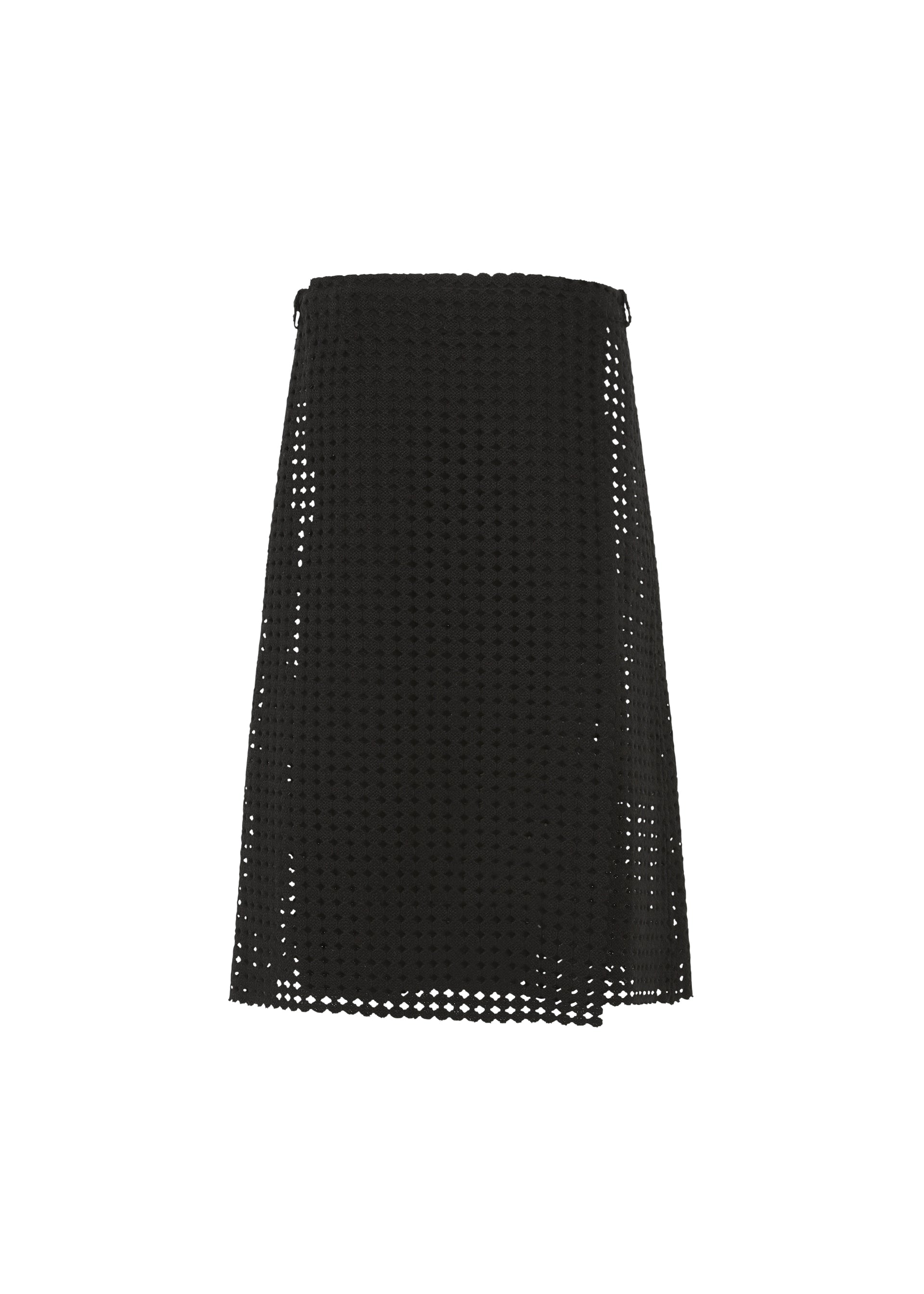 HaaT Issey Miyake Lacy Under krajková sukně černá zavinovací