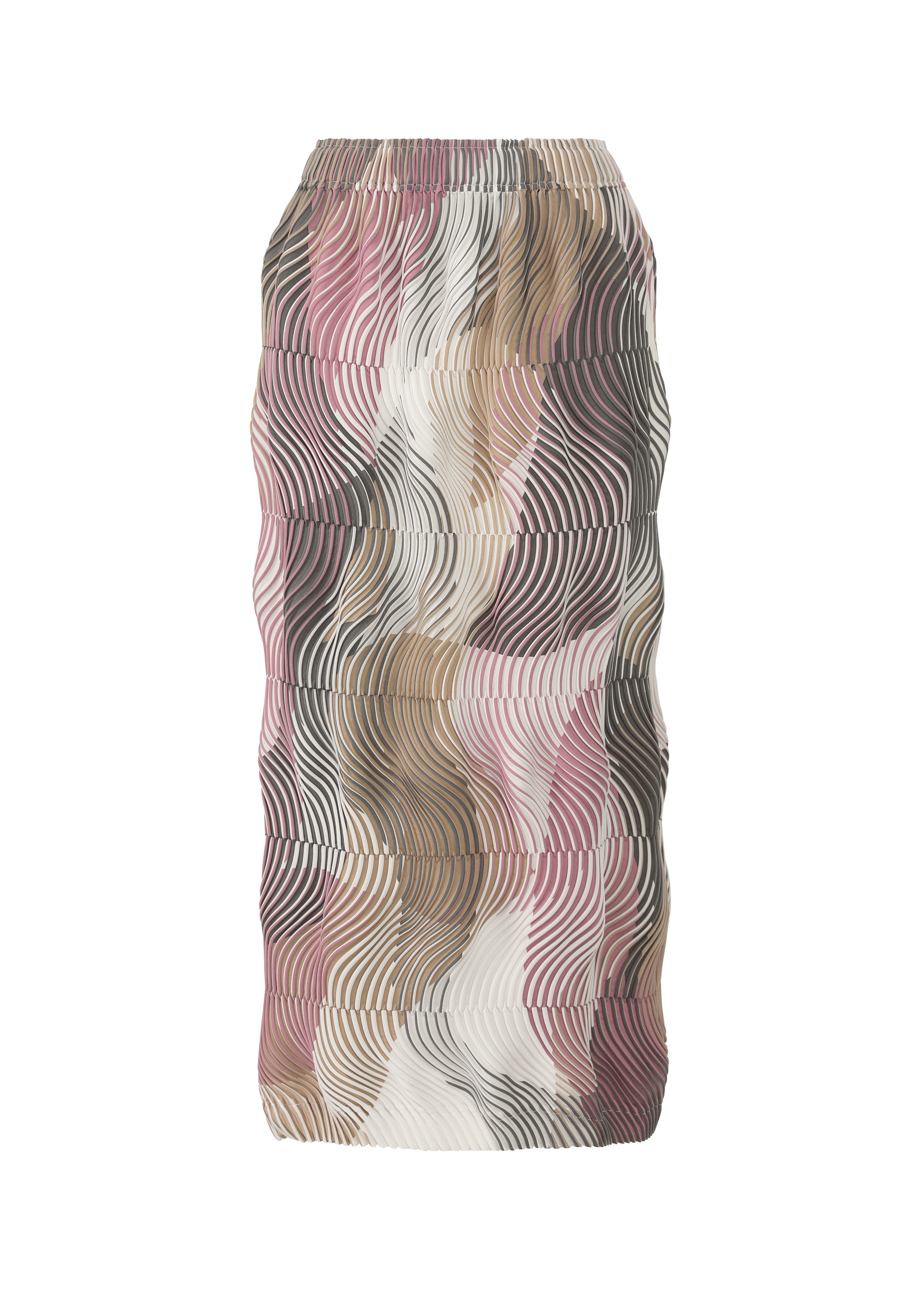 Issey Miyake Type-P 005 dámská sukně růžová plisovaná