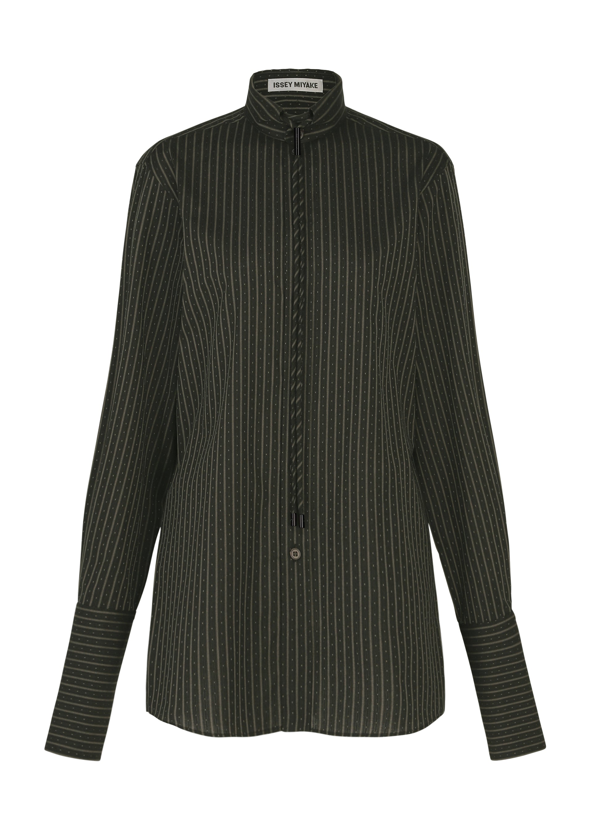 Issey Miyake Monsieur Shirt Dobby Stripe košile white-hued