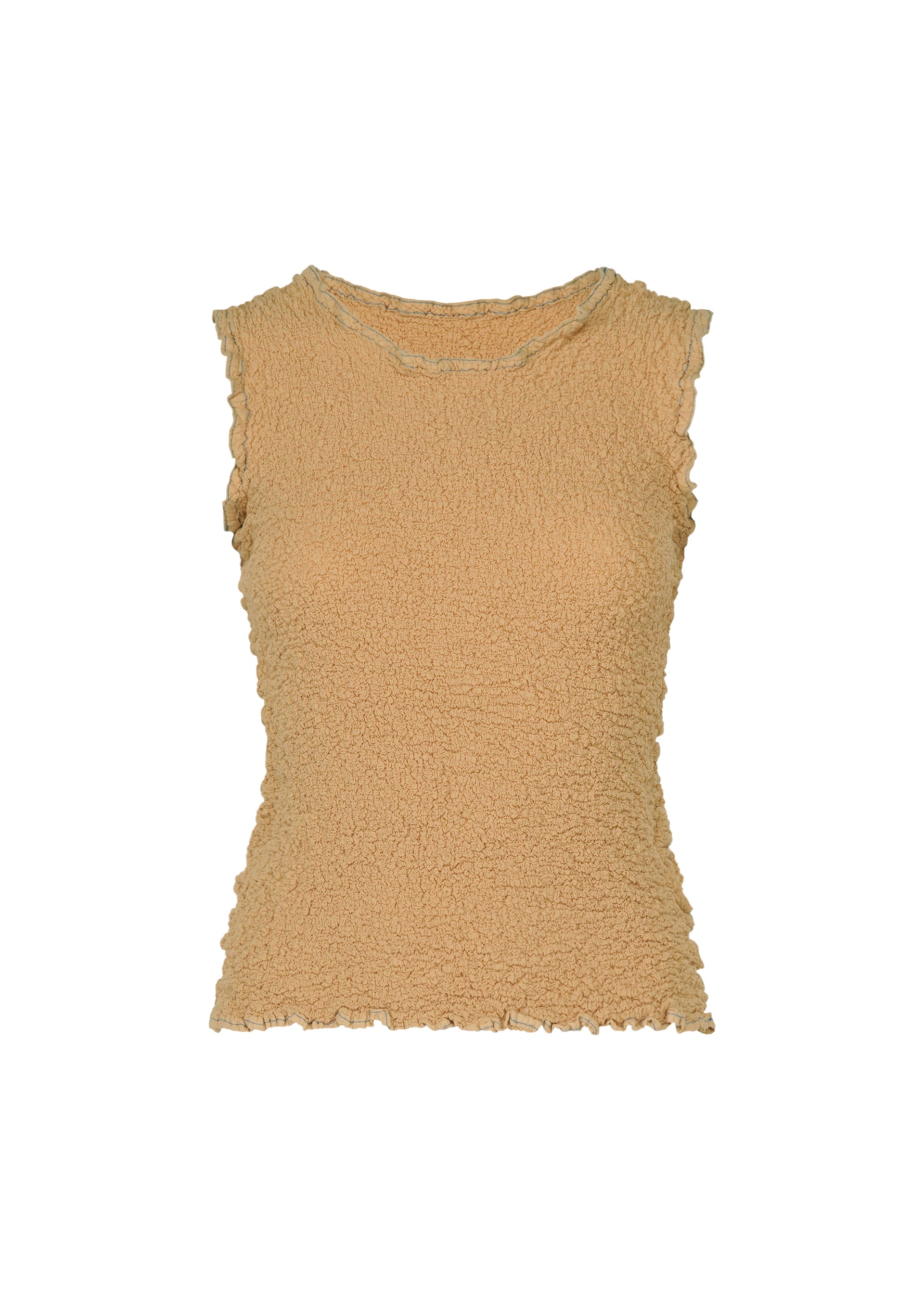 Issey Miyake Cauliflower bavlněný top černá