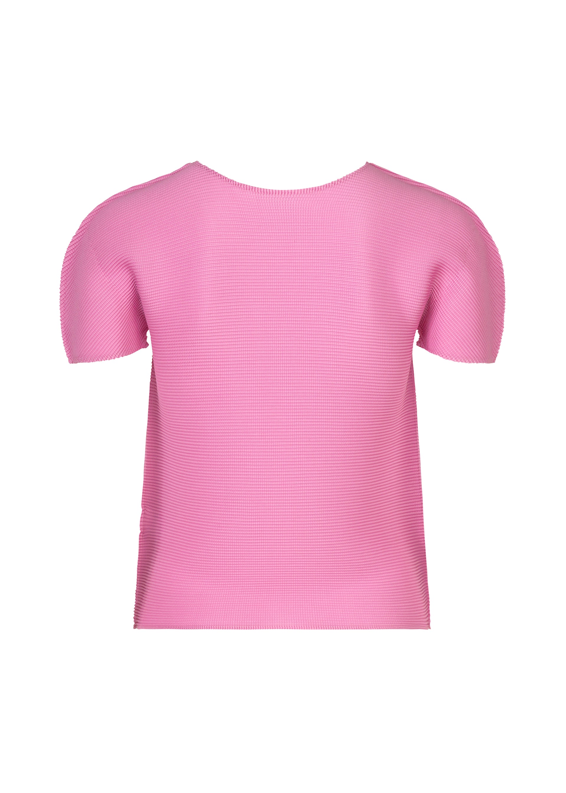 Issey Miyake Stretch Pleats 2 top Rose Pink s rukávem