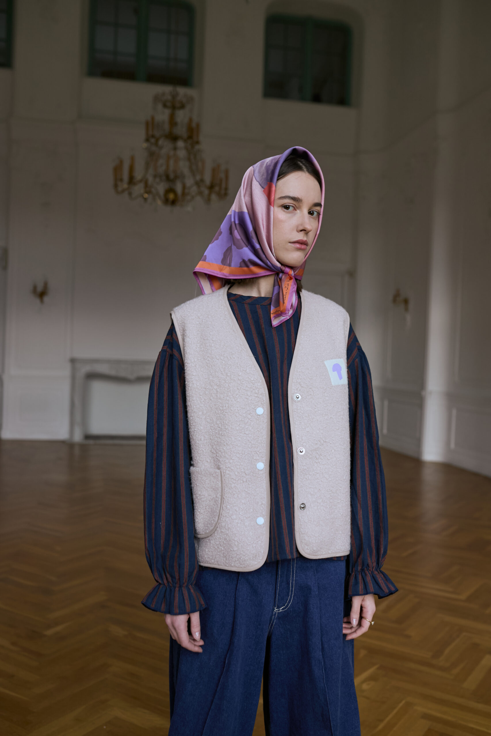 AURELIA & ZWEI FRAUEN Shromland žakárová vesta