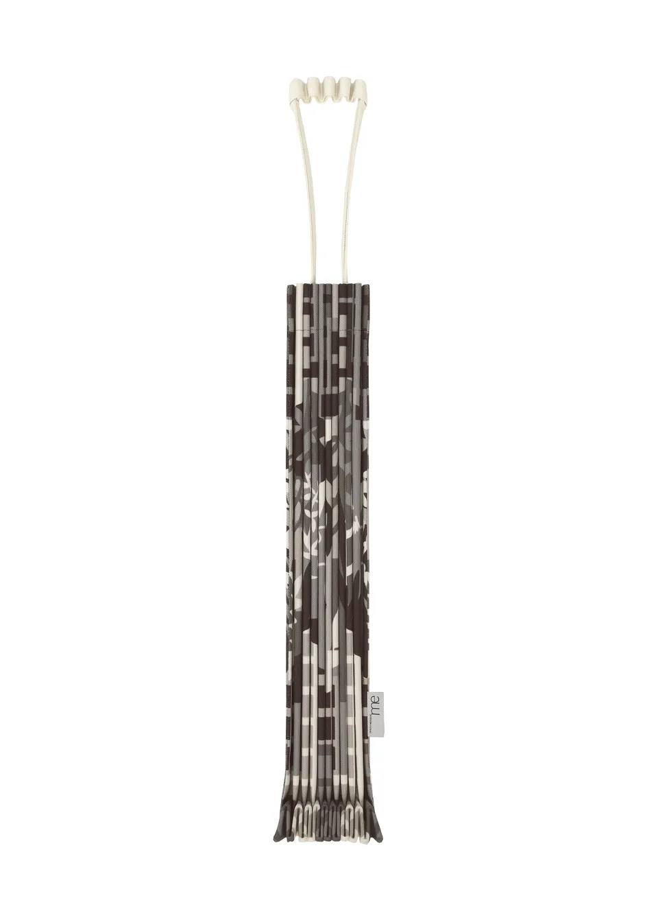 Issey Miyake Building Trunk Pleats taška šedá tote