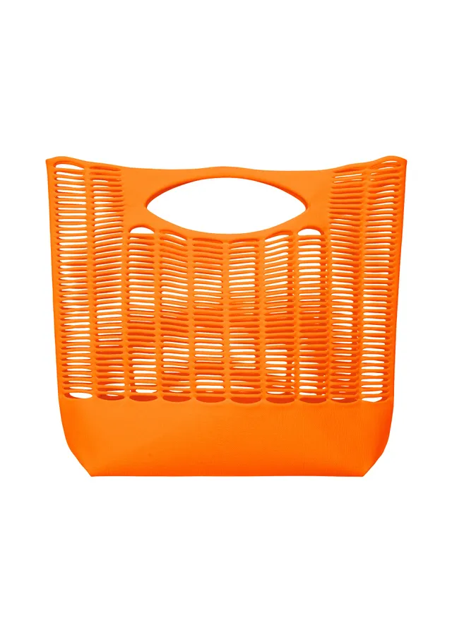 Issey Miyake MOKKO S.C. tote taška bright orange pletená