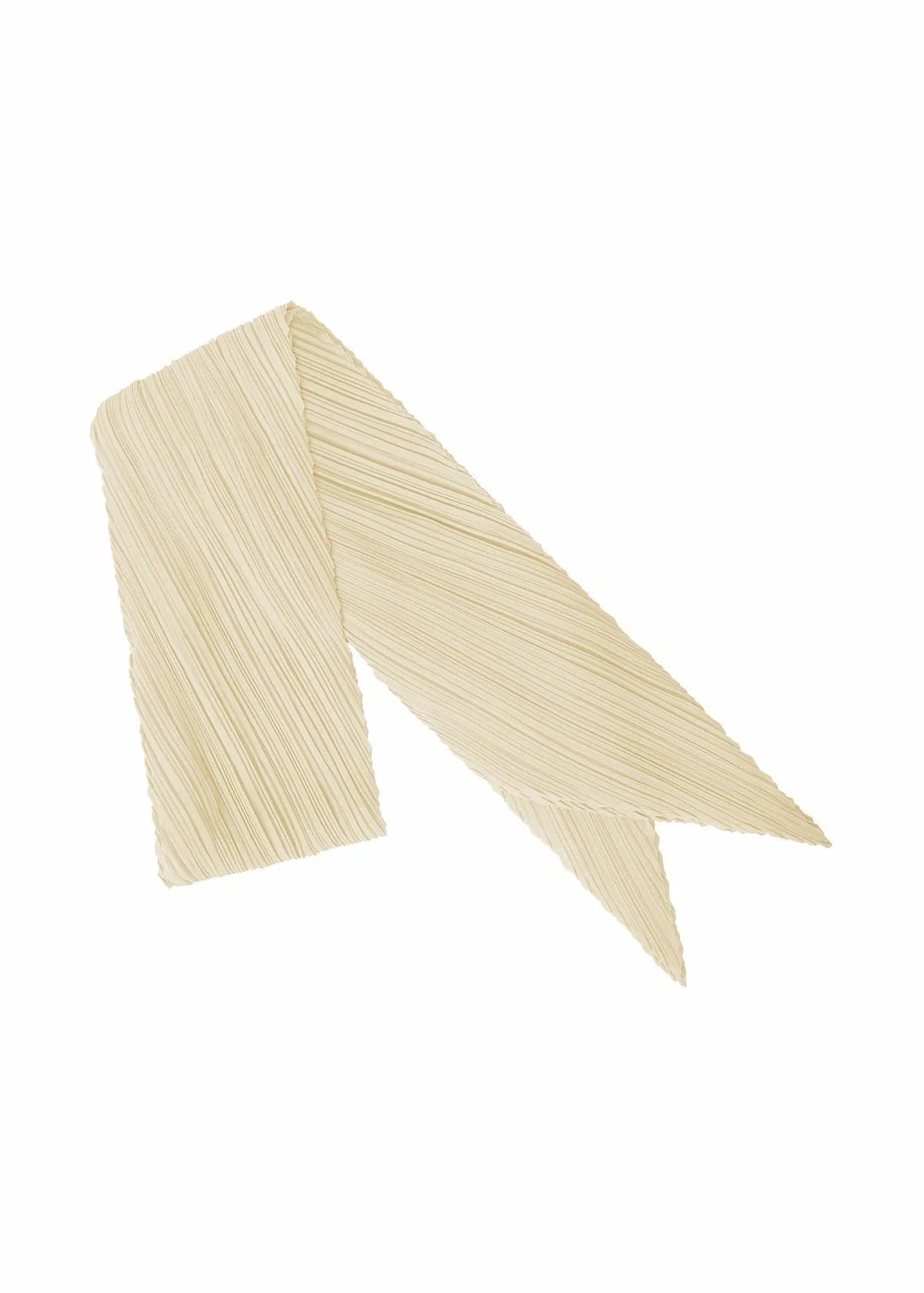 Pleats Please Issey Miyake Basic Scarf šála bílá