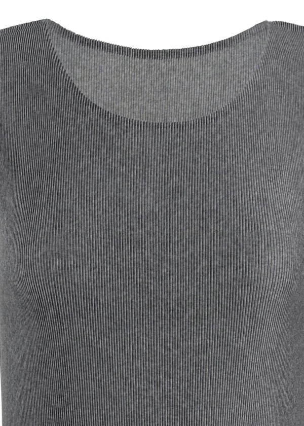 Issey Miyake Mist Basics top světle šedý lehký