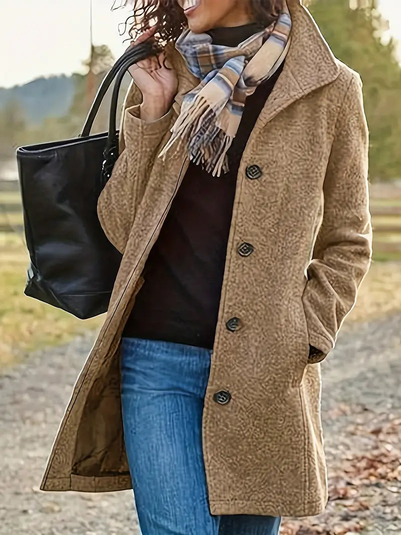 Norielle dámský elegantní kabát ke kolenům