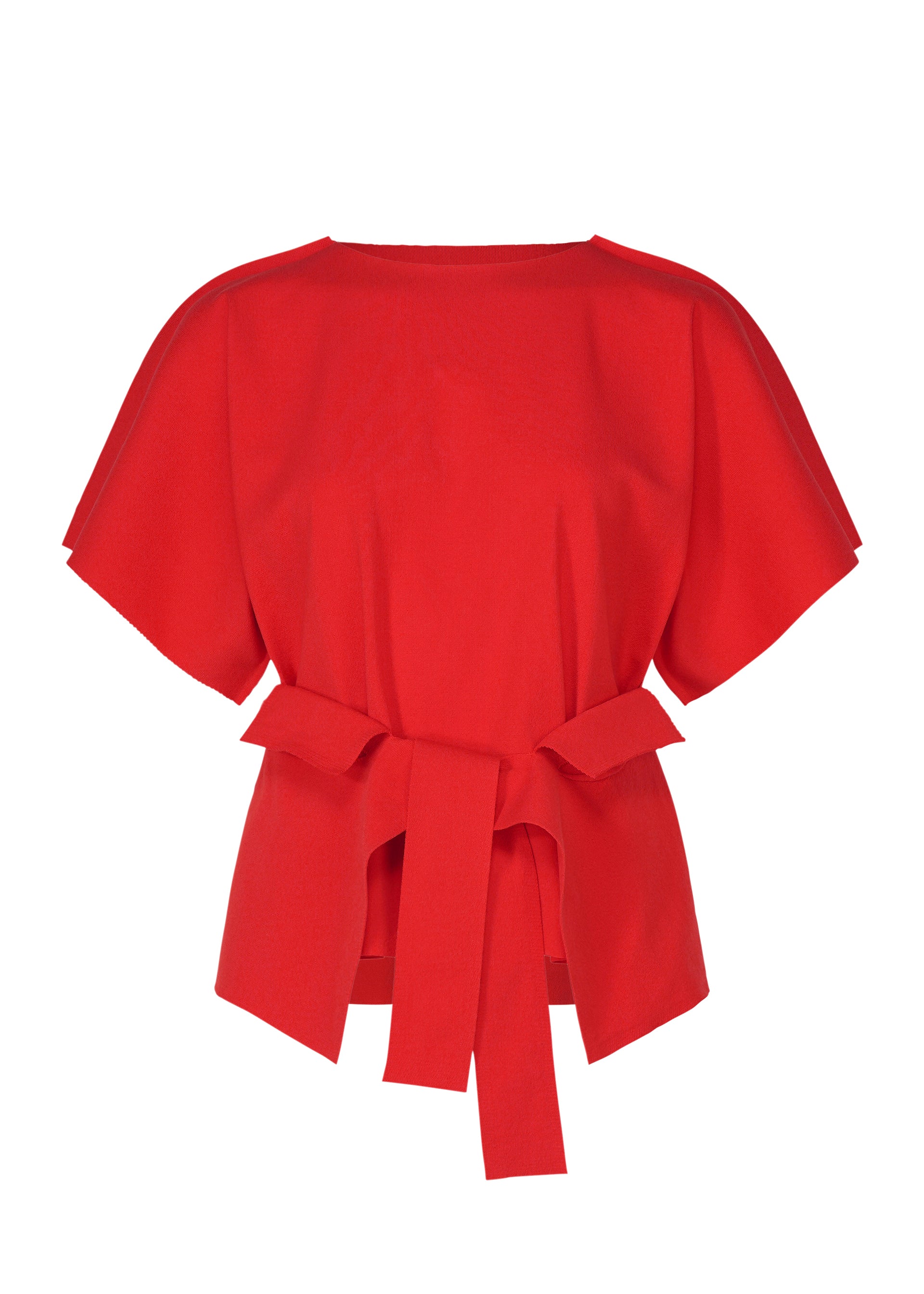Issey Miyake me Flat Jersey top černý bavlna kapsa