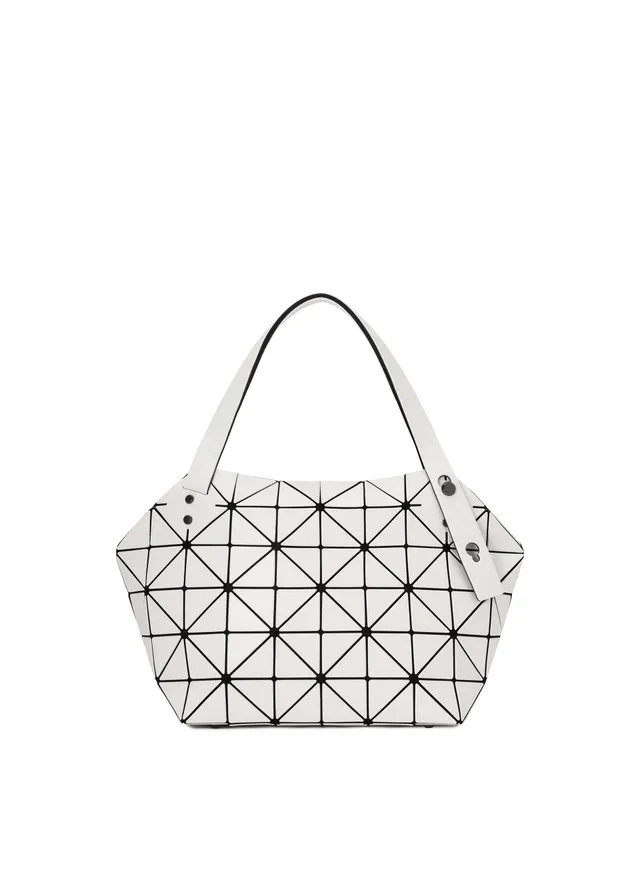 Issey Miyake Bao Bao Boston kabelka off white matná