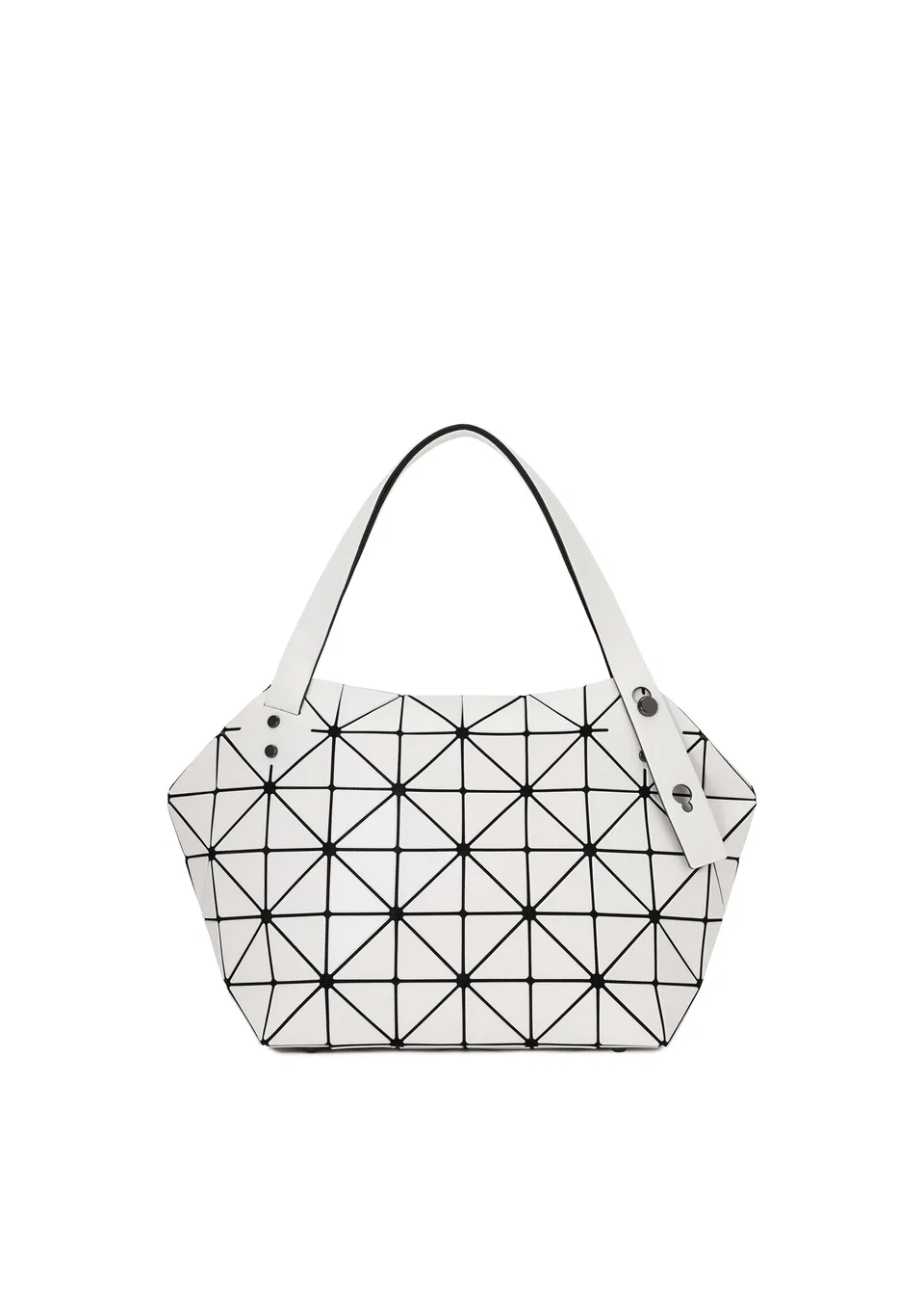 Issey Miyake Bao Bao Boston kabelka off white matná