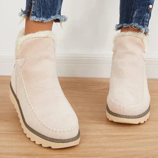 Norielle zateplené kotníkové boty slip-on s kožíškem