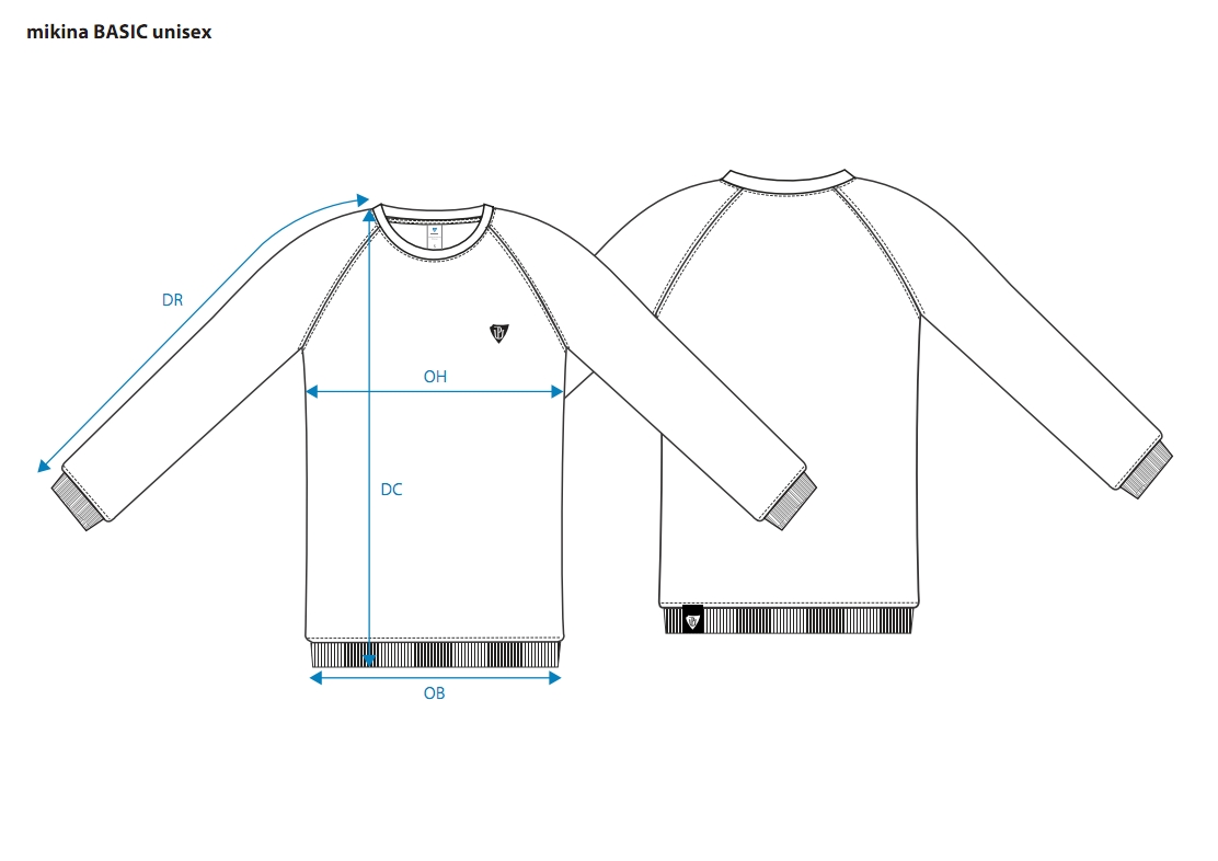 UniWearCity UWC Raglan mikina unisex