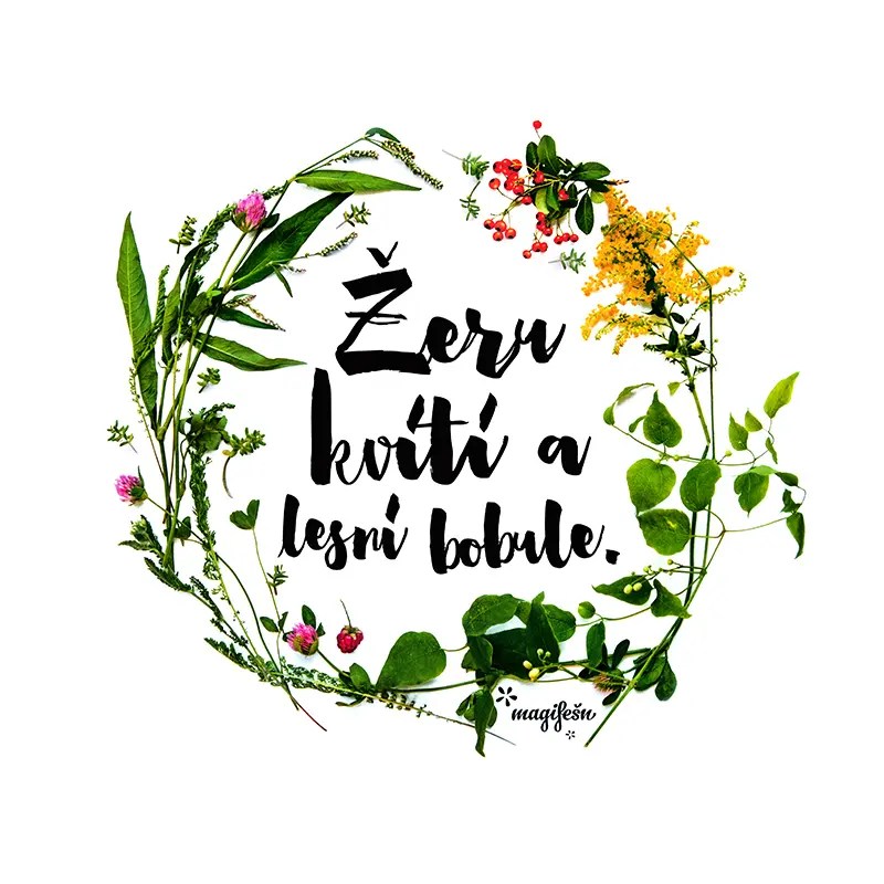 Magifešn MEDIUM taška Žeru kvítí Luční recyklovaná