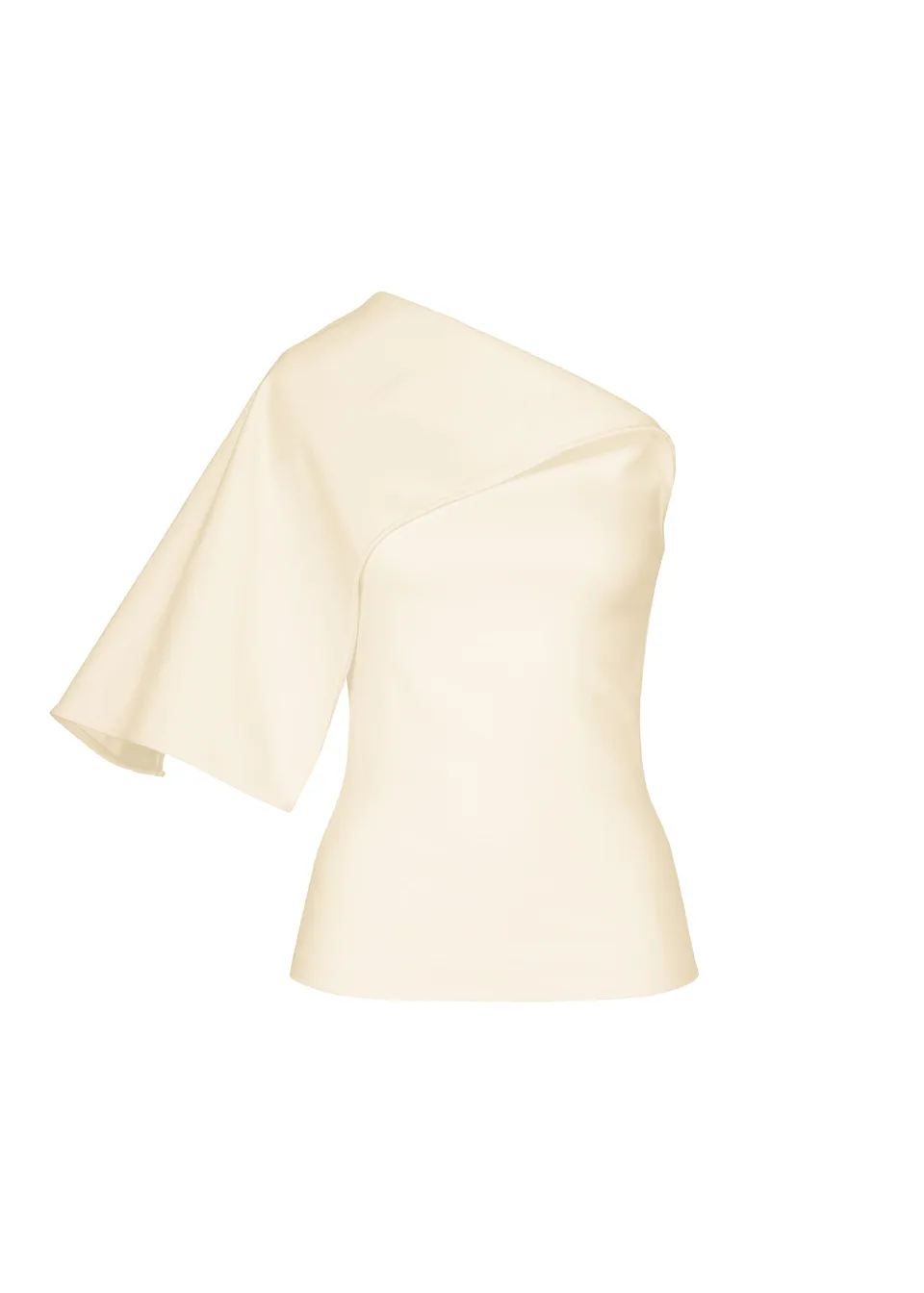 Issey Miyake Extension Cotton top bílý bavlněný