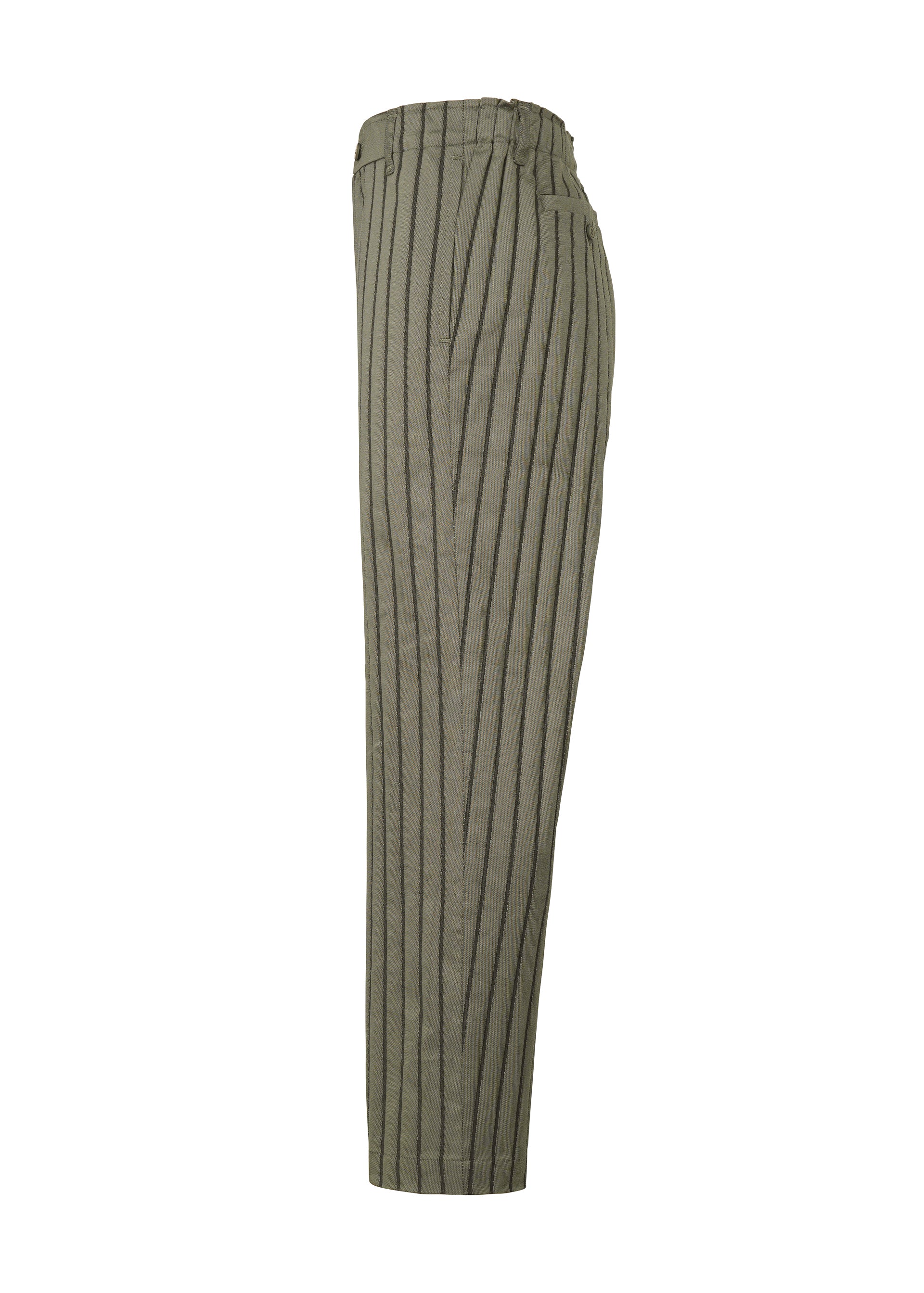 Issey Miyake Type-C 004 kalhoty khaki strečové
