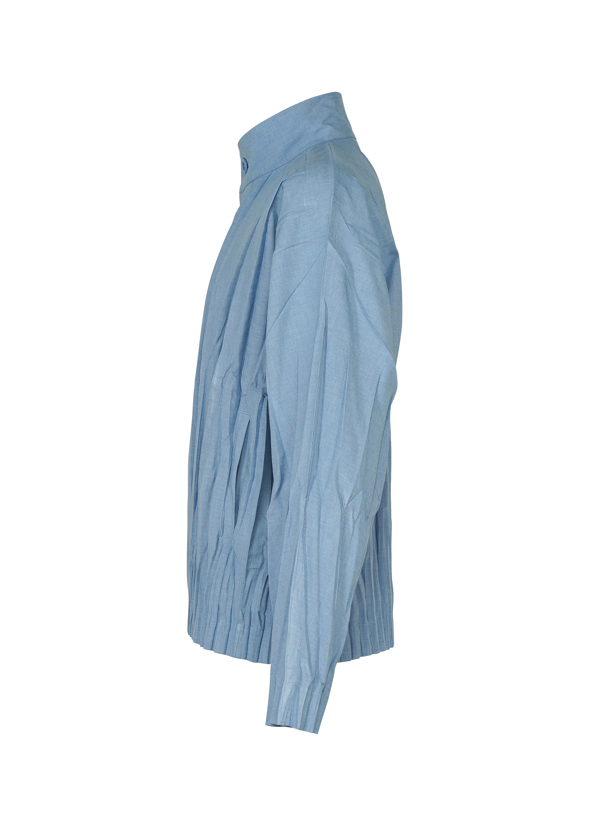 Issey Miyake IM MEN EDGE plisovaná bunda béžová vel. 2