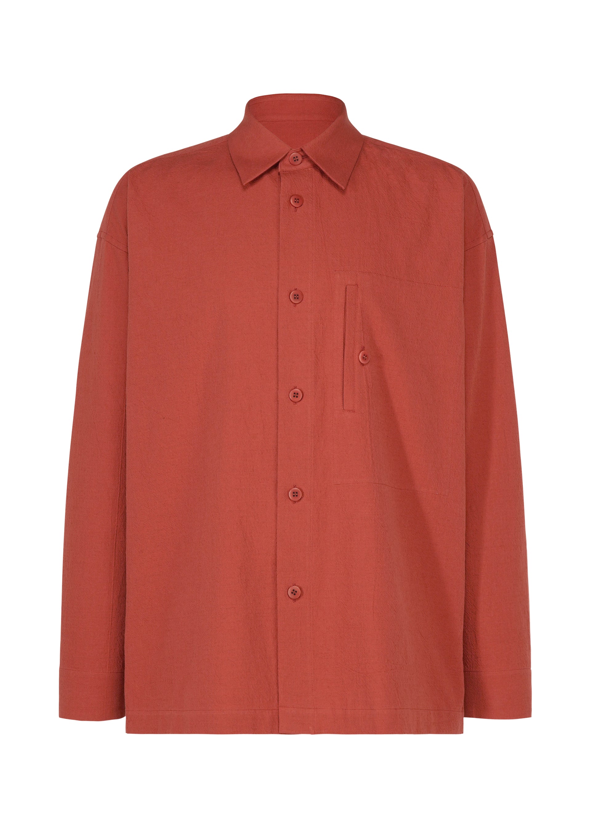 Issey Miyake Cotton Yak košile šedá vlněná