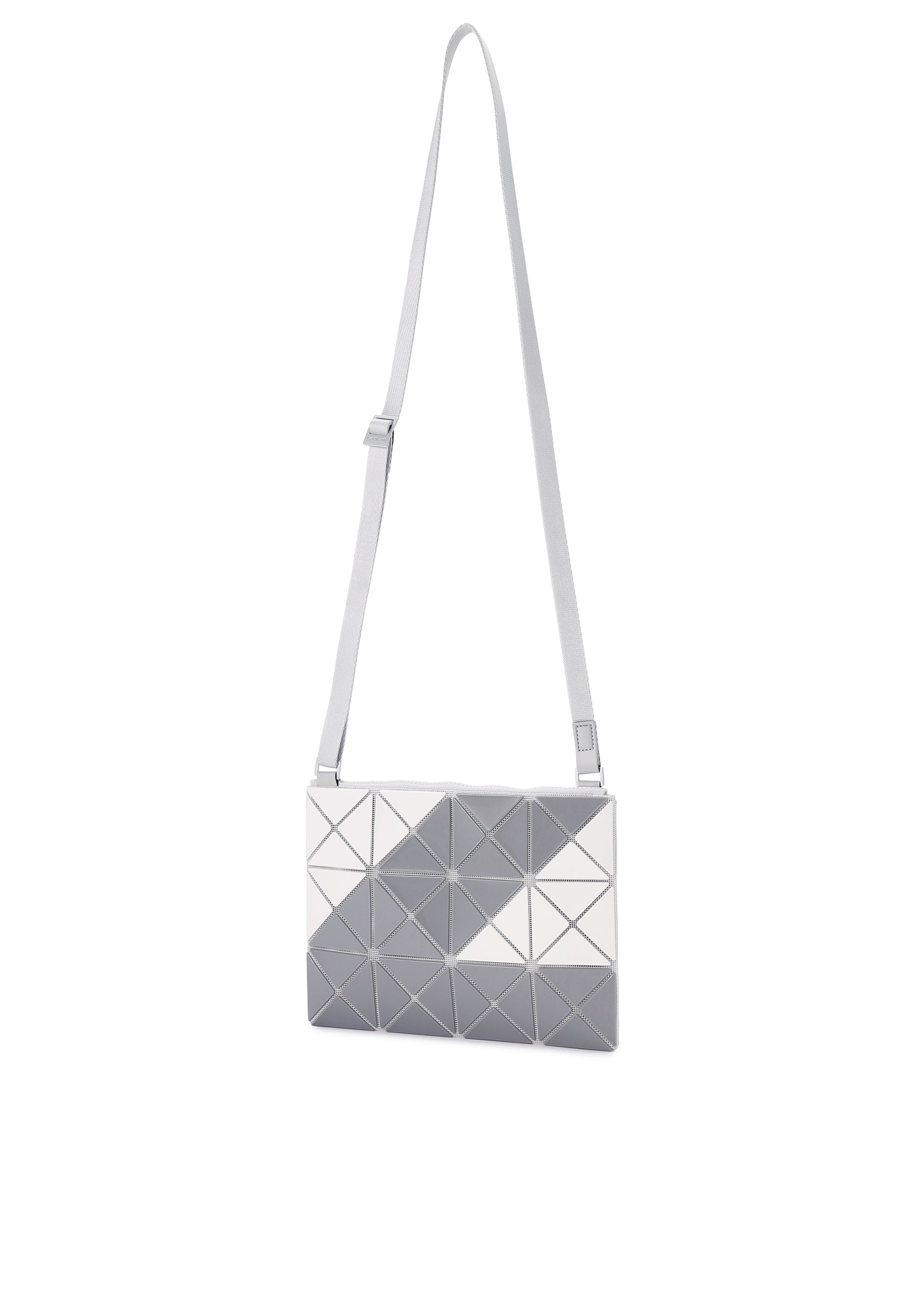 Issey Miyake Sign kabelka přes rameno šedá grafická