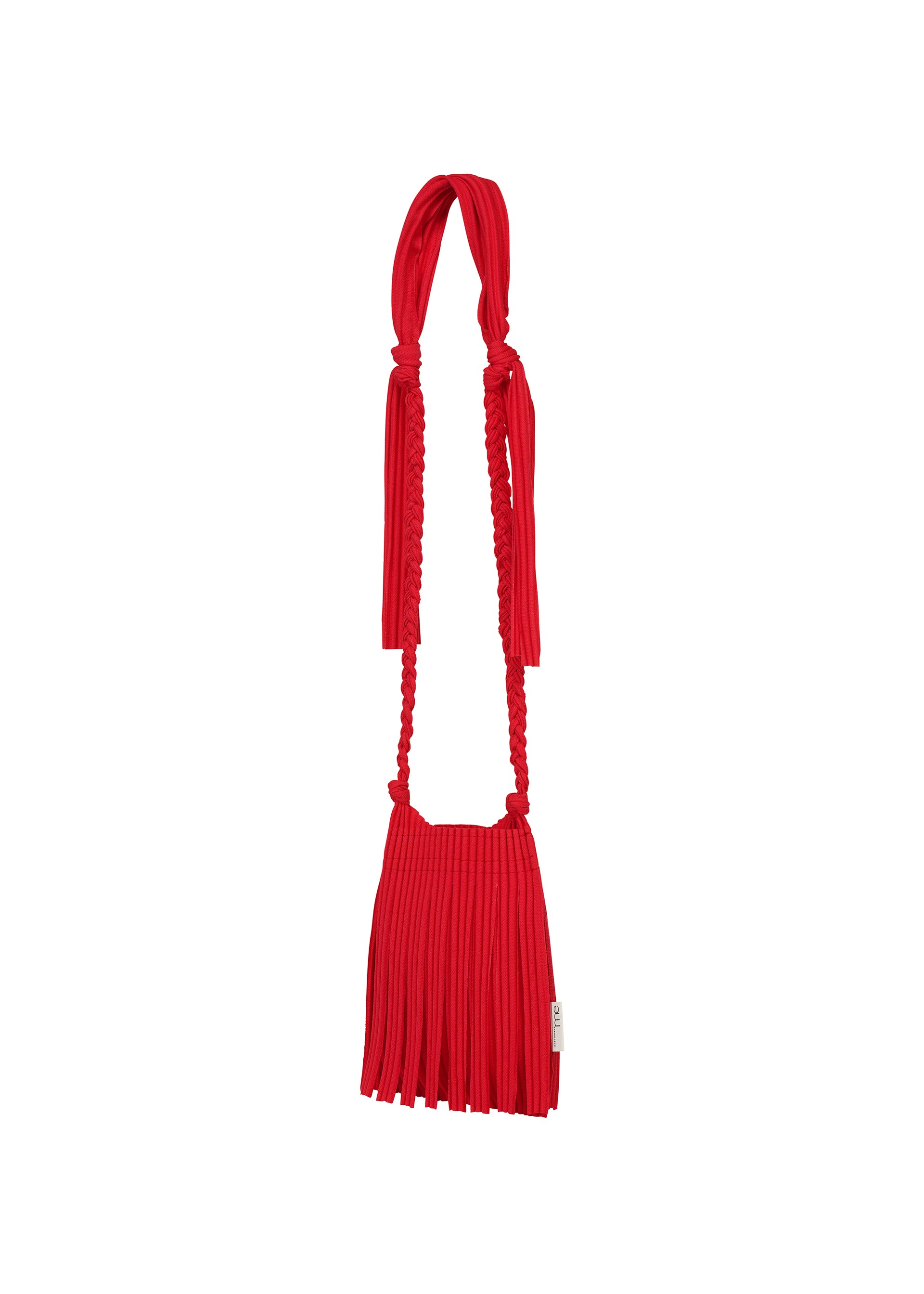 Issey Miyake Leaf Pleats Bag kabelka černá třásňová