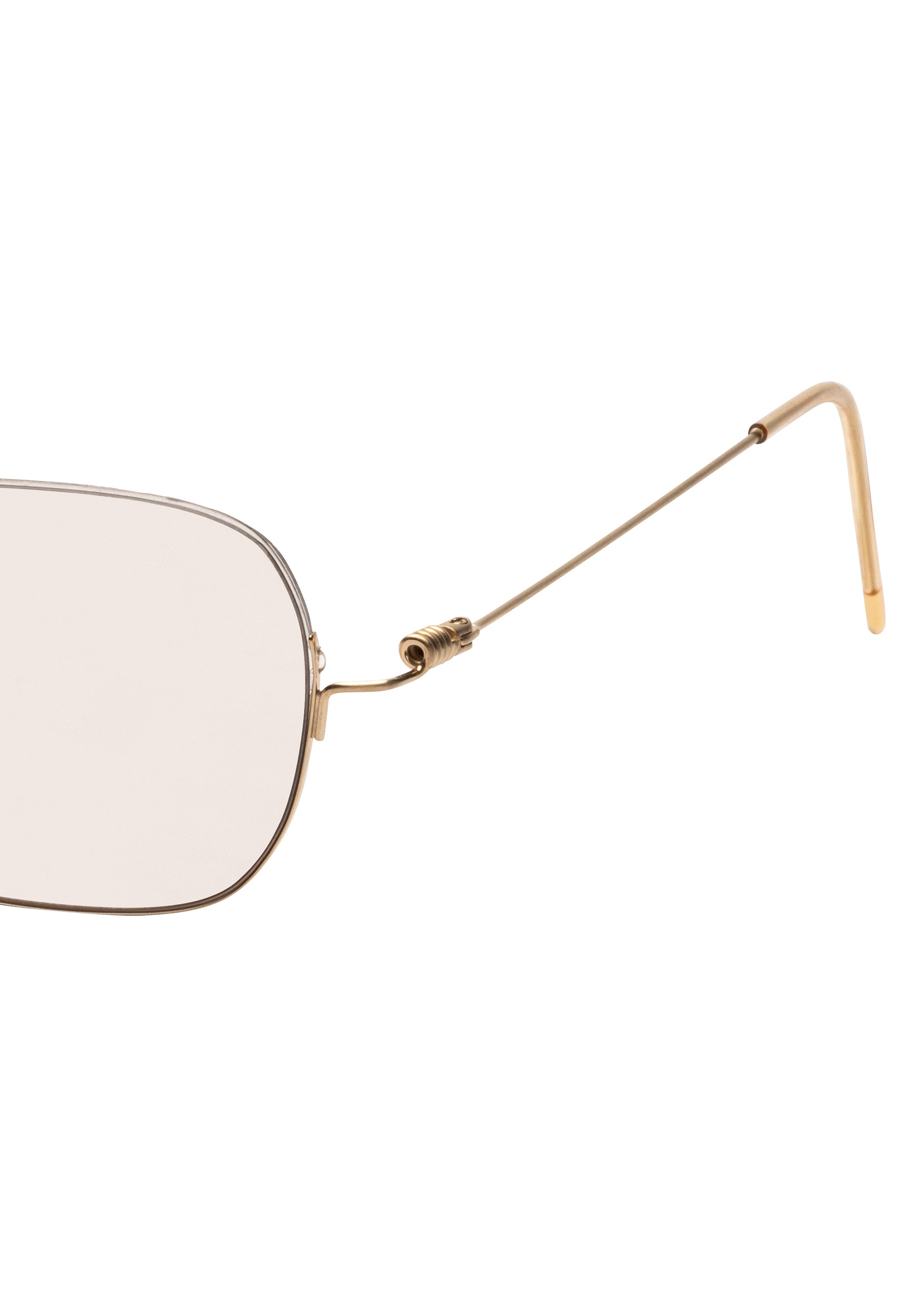 Issey Miyake Coil Square sluneční brýle Gold světlé