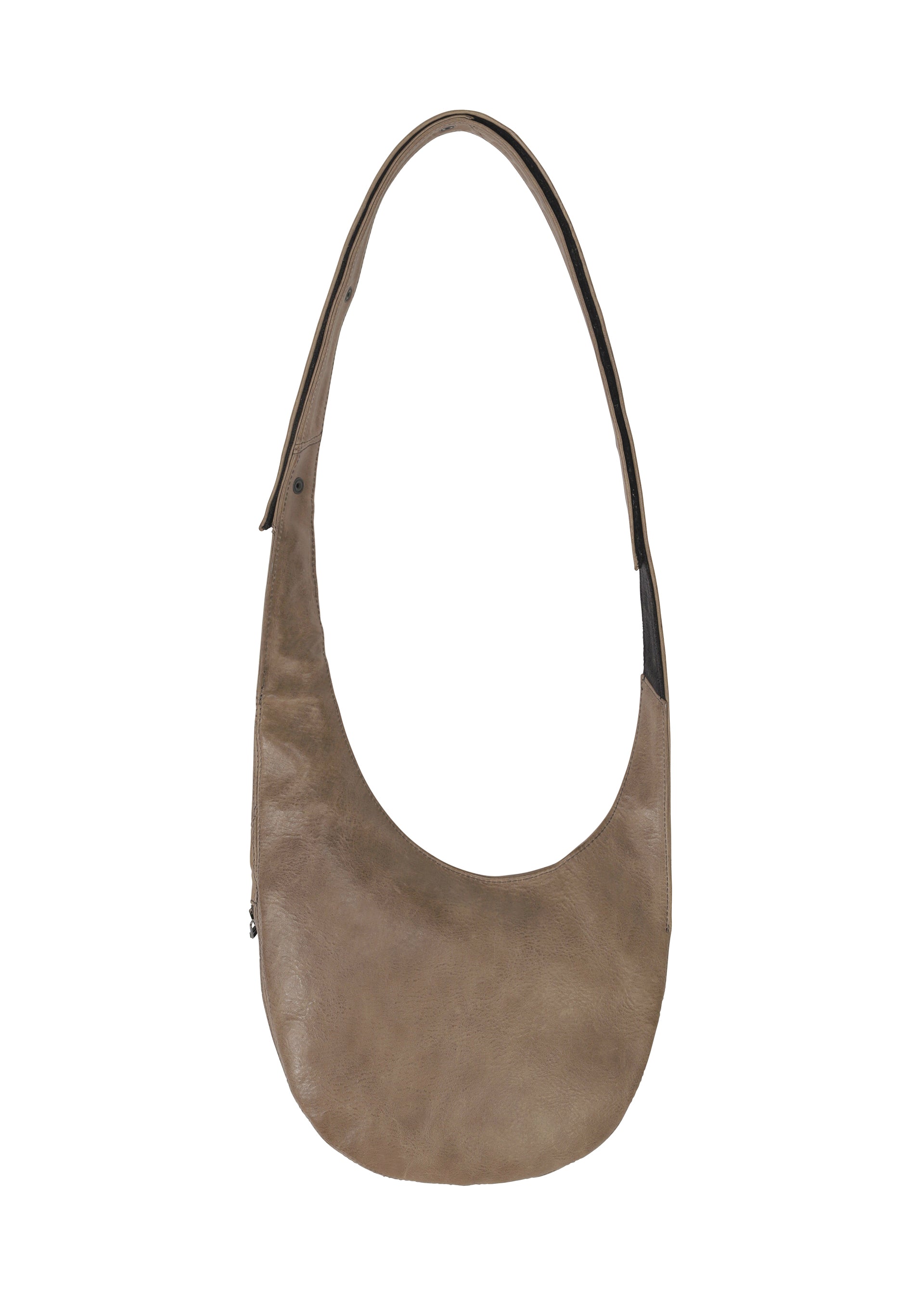 Issey Miyake IM Men Carved Leather Bag kožená kabelka šedá